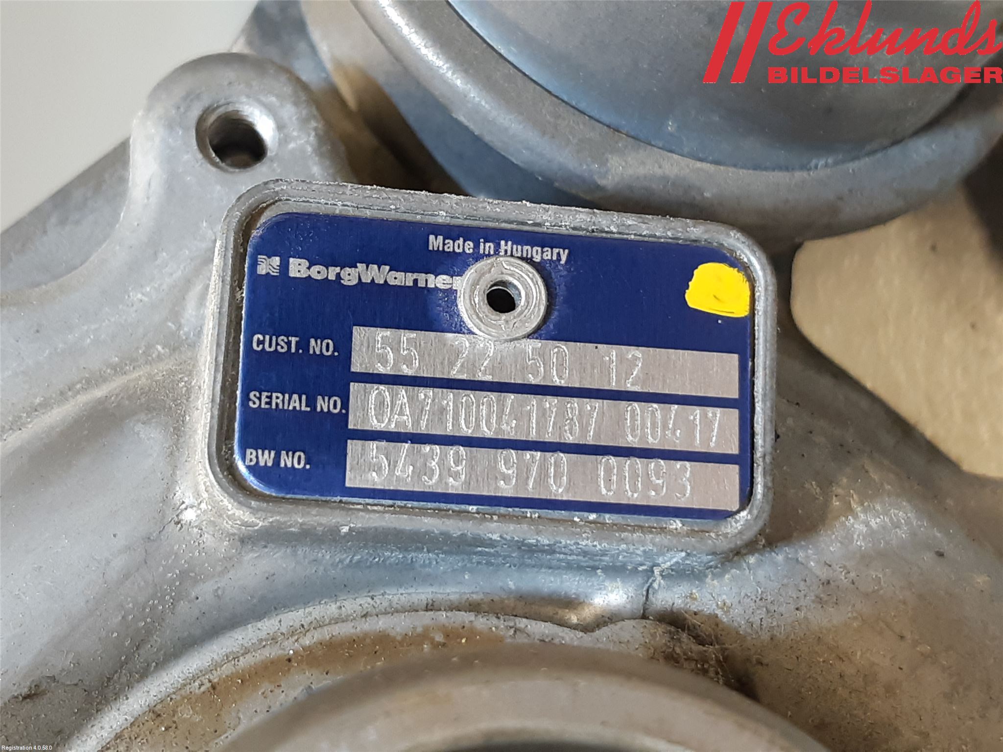 Suzuki SX4 10-13 Turboaggregat