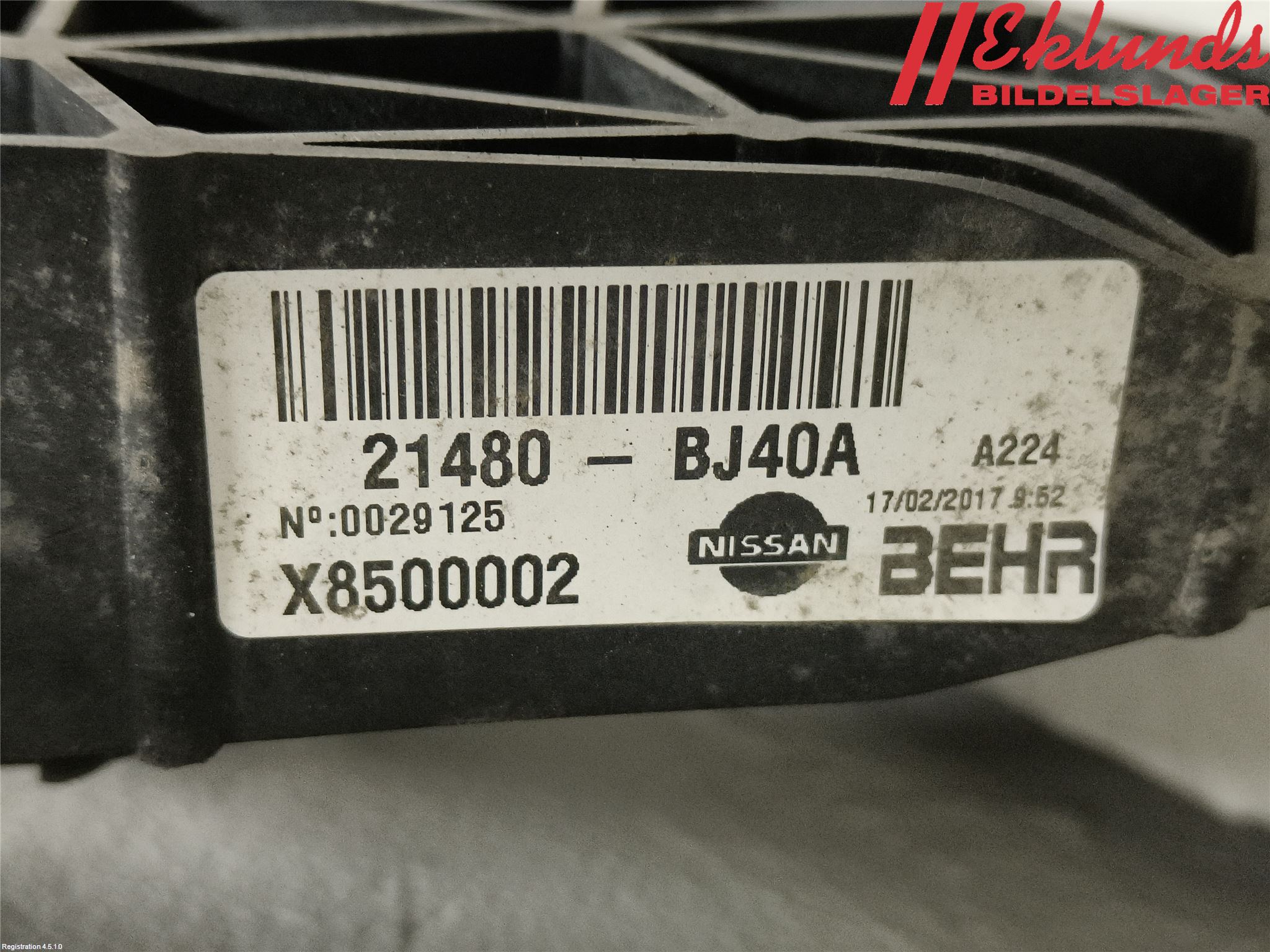 Nissan NV200/NV200 COMBI Kylfläkt El