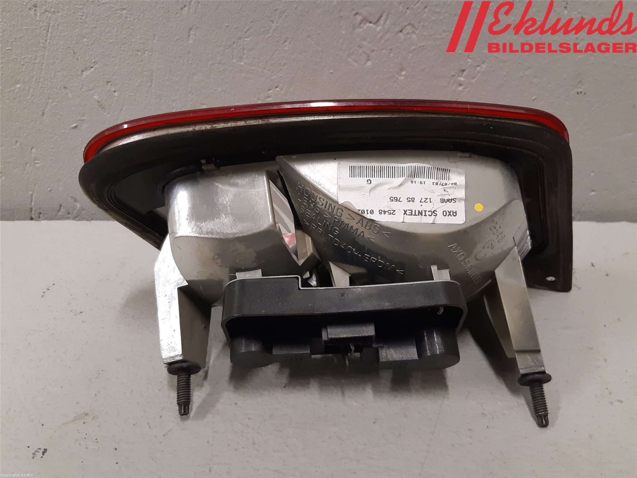 Saab 9-3 VER 2 Bakljus Lucka Vä