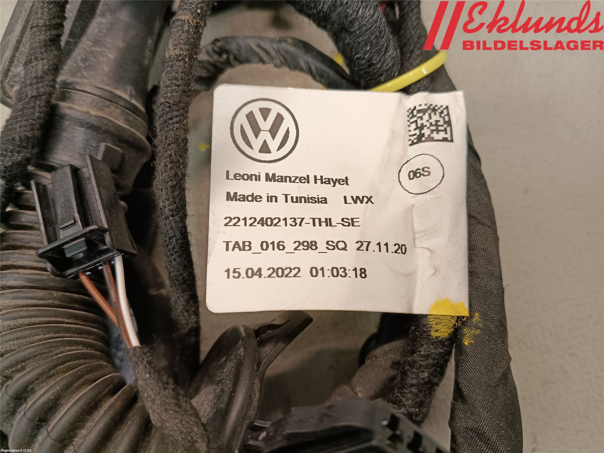 Volkswagen VW ID.4 21- Kabelhärva