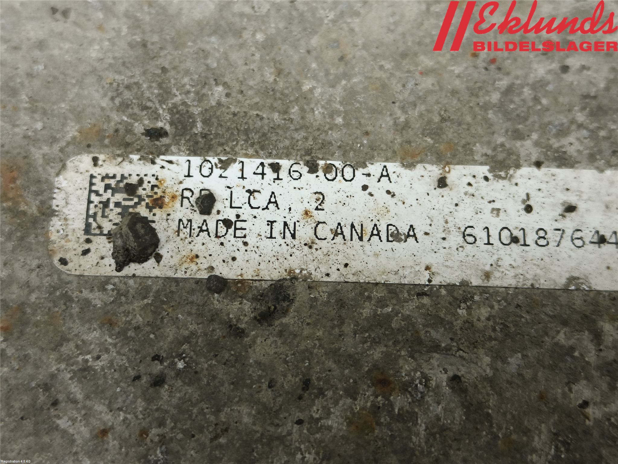 Tesla MODEL S 13- Bärarm Bak Vänster