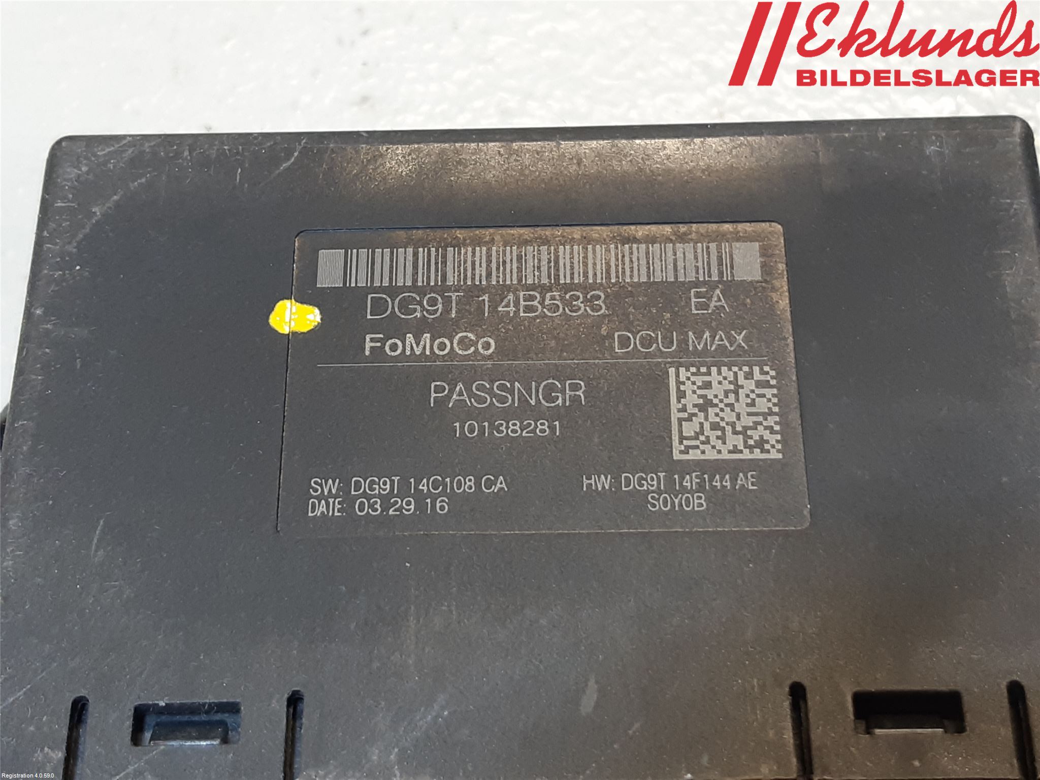 Ford MONDEO 15-22 Styrenhet Dörr