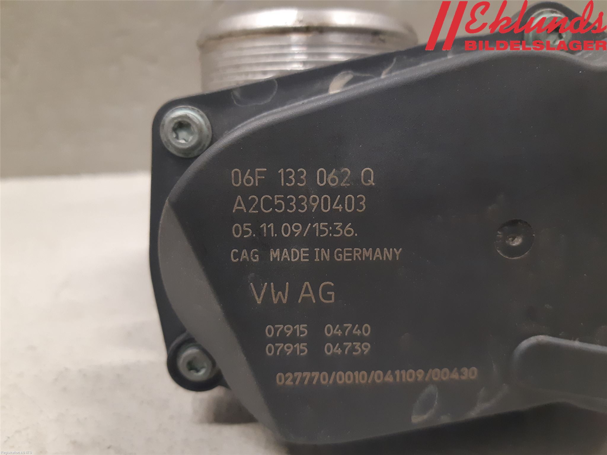 Audi A4/S4 08-11 Injspjällhus