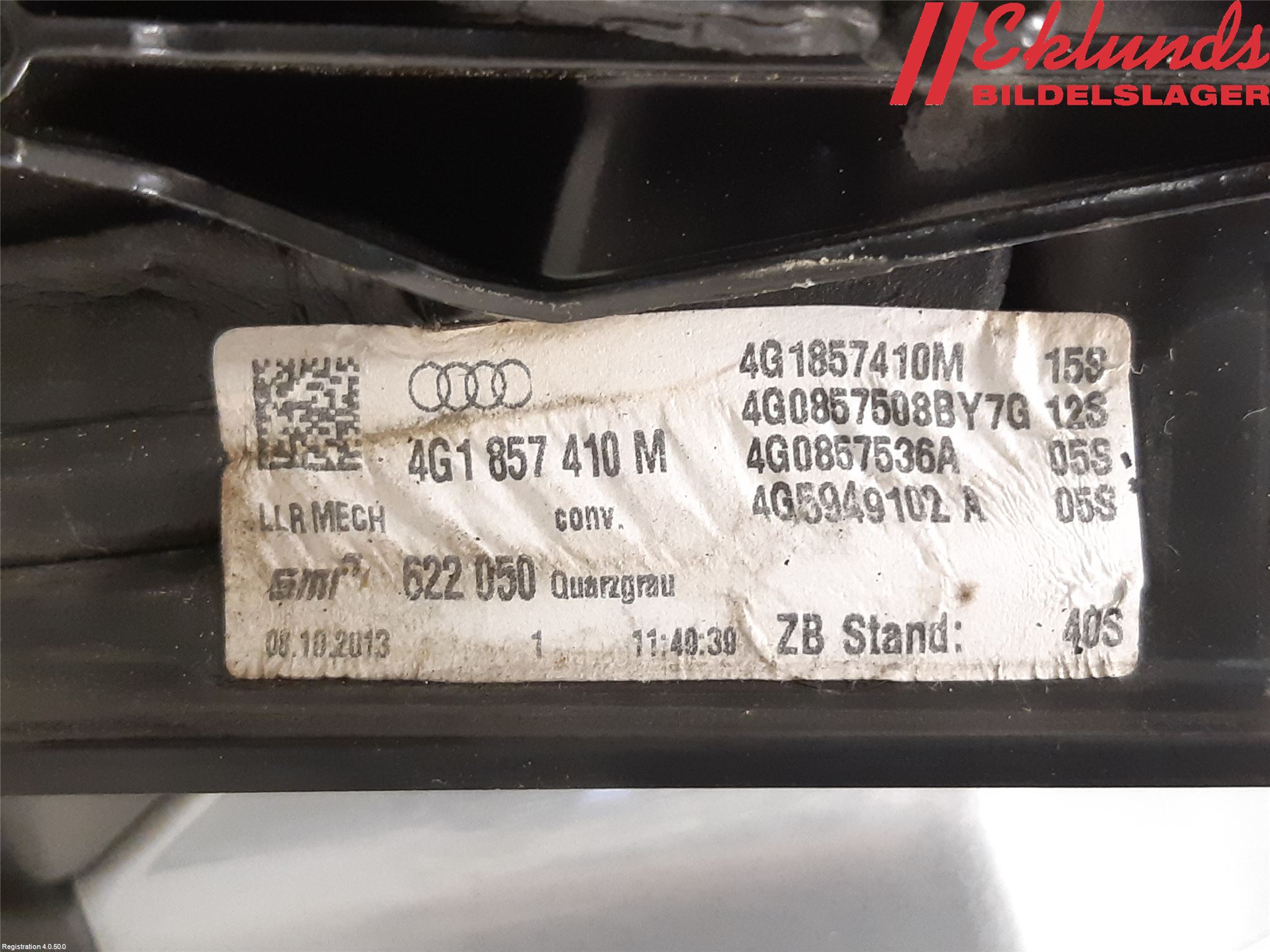 Audi A6/S6 4G 11-18 Spegel Yttre El Hö