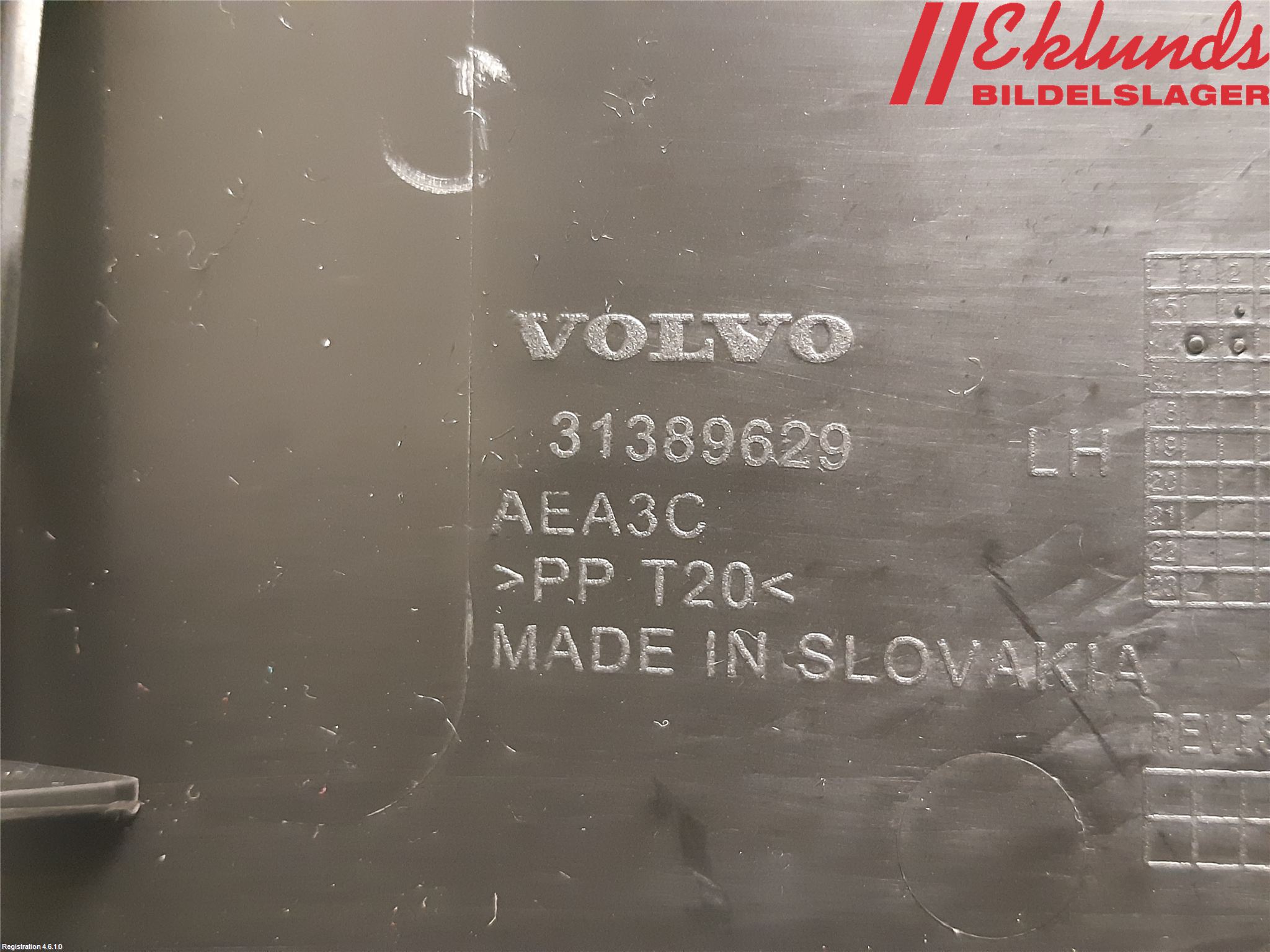 Volvo XC90/RECHARGE 16- Inr Tunnelfack