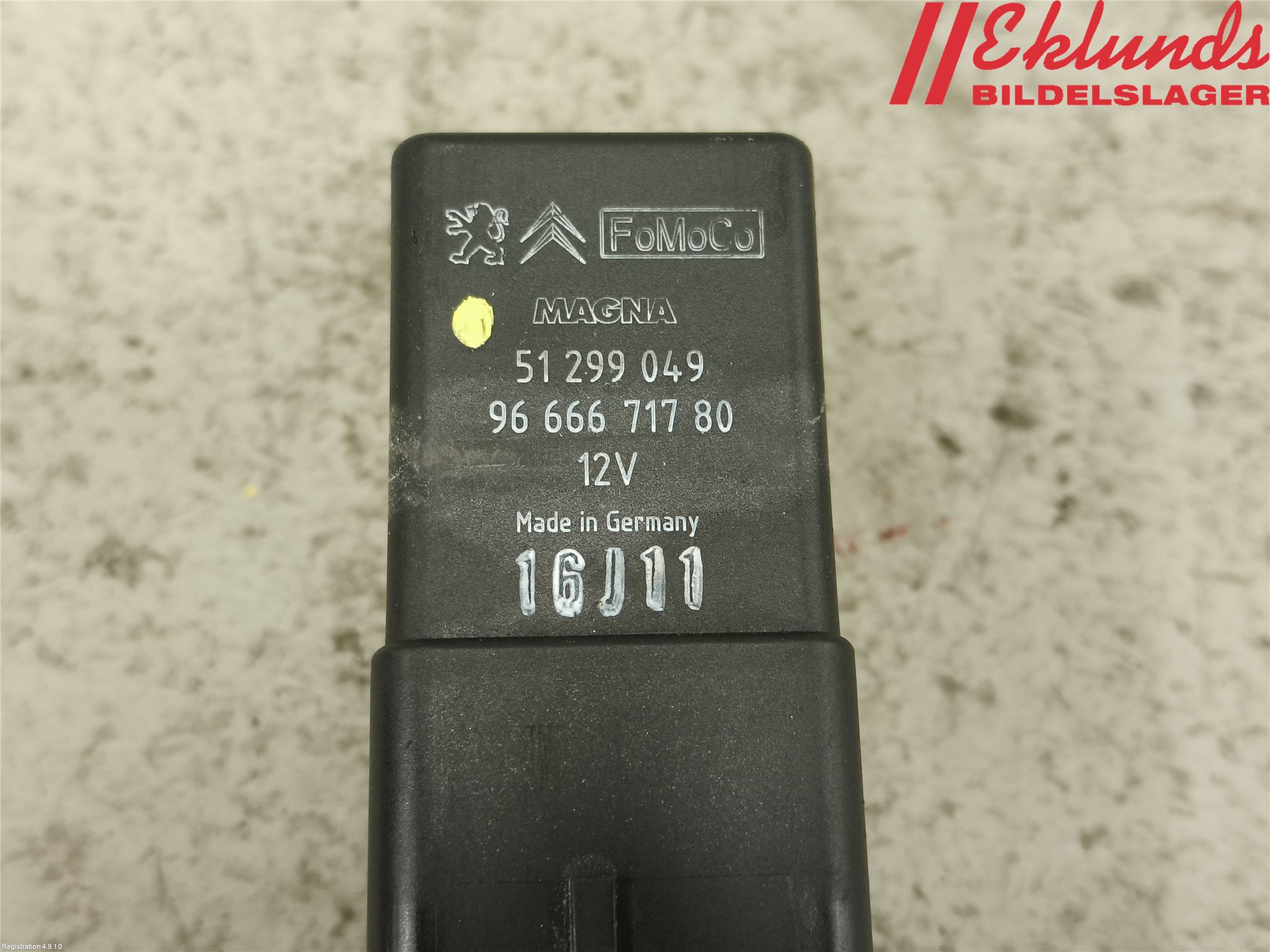 Volvo V70 08-13 Relä Glödning Diesel