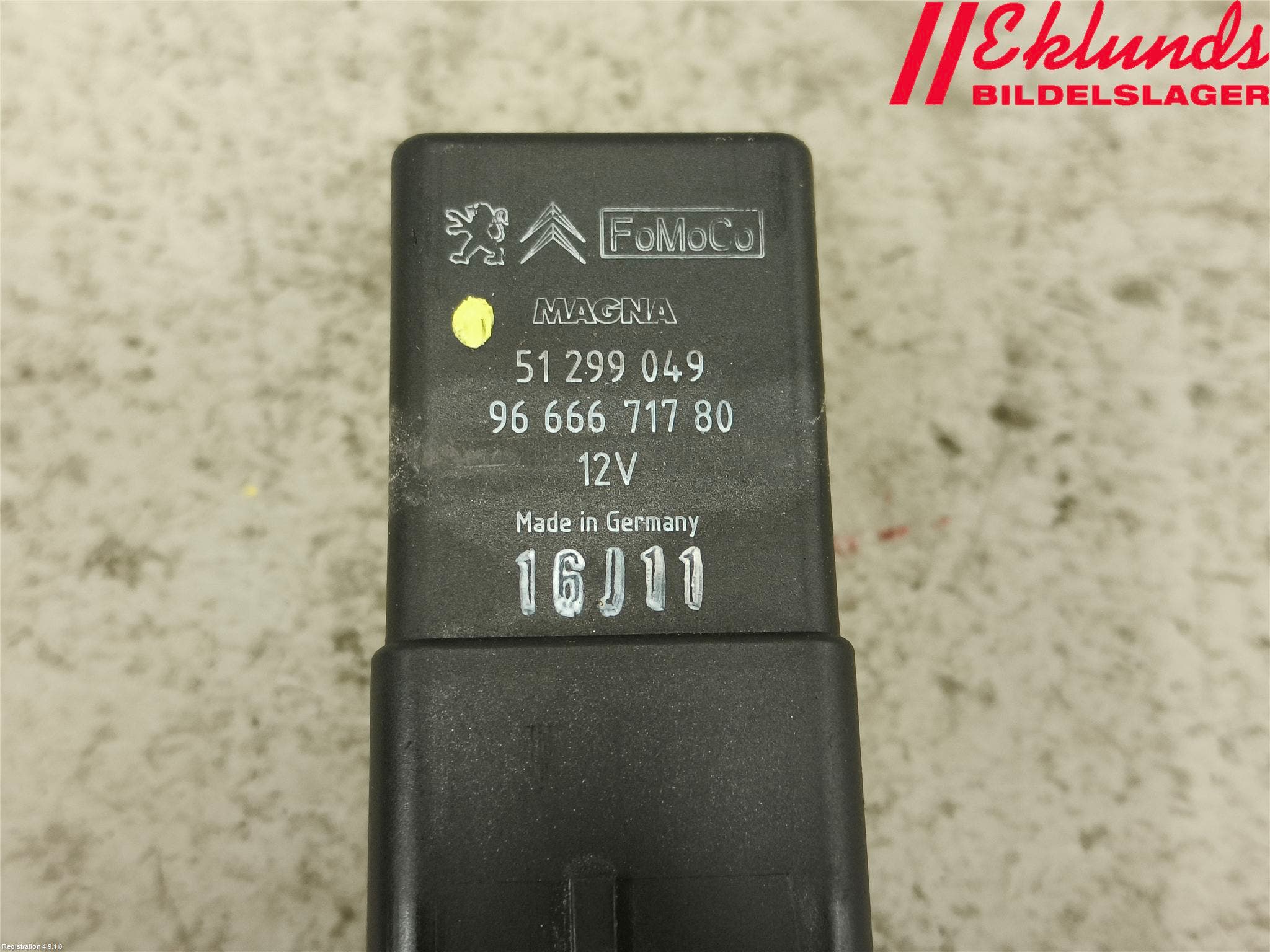 Volvo V70 08-13 Relä Glödning Diesel