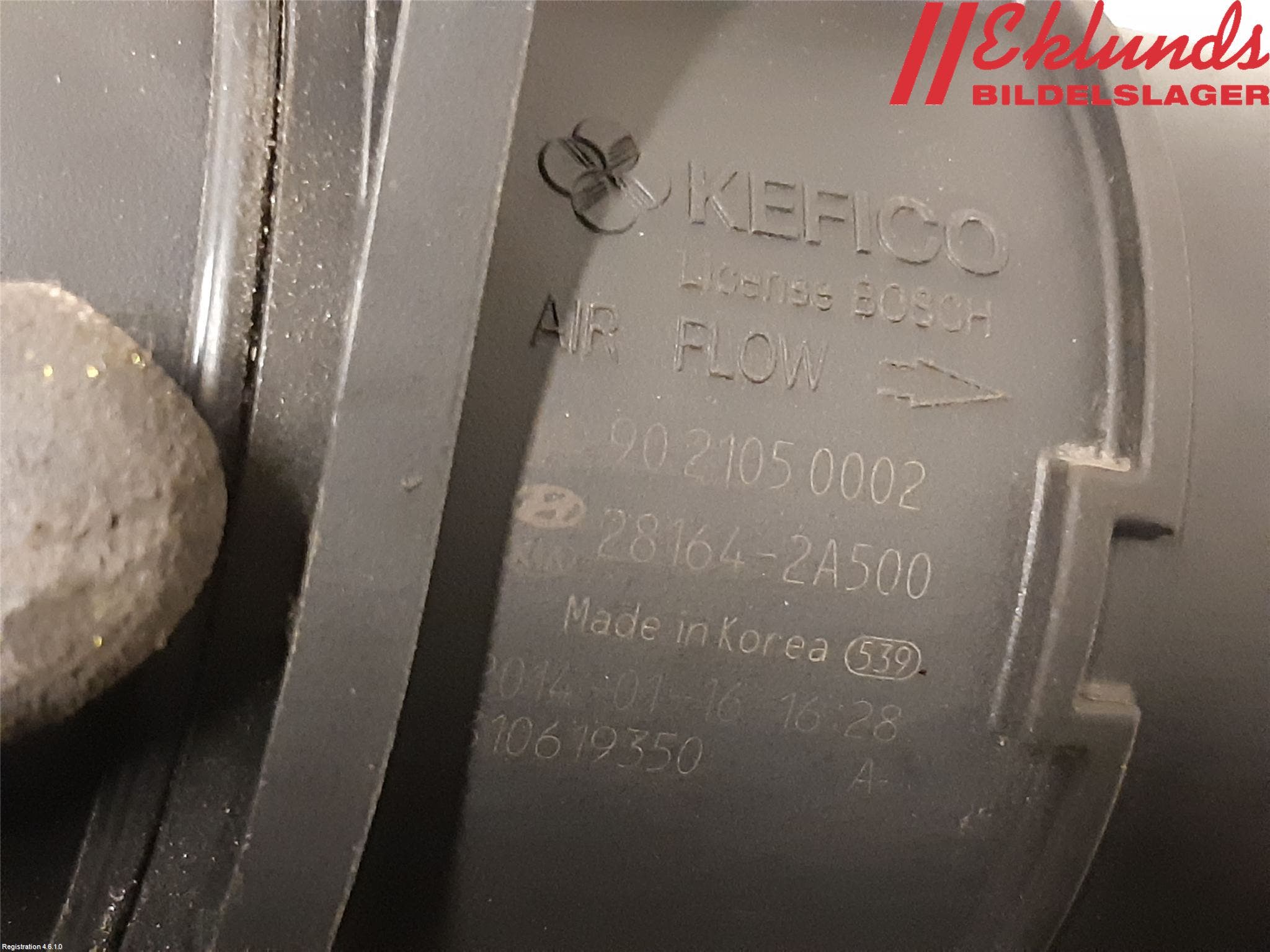 Kia CEED 12-18 Injluftmassamätare