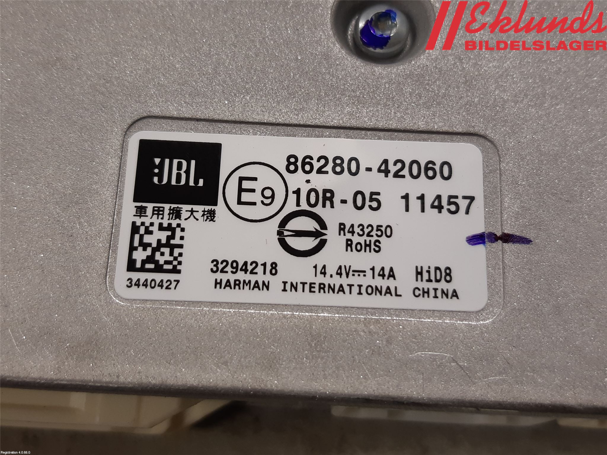 Toyota RAV4 19- Radio-Stereo Förstärkare