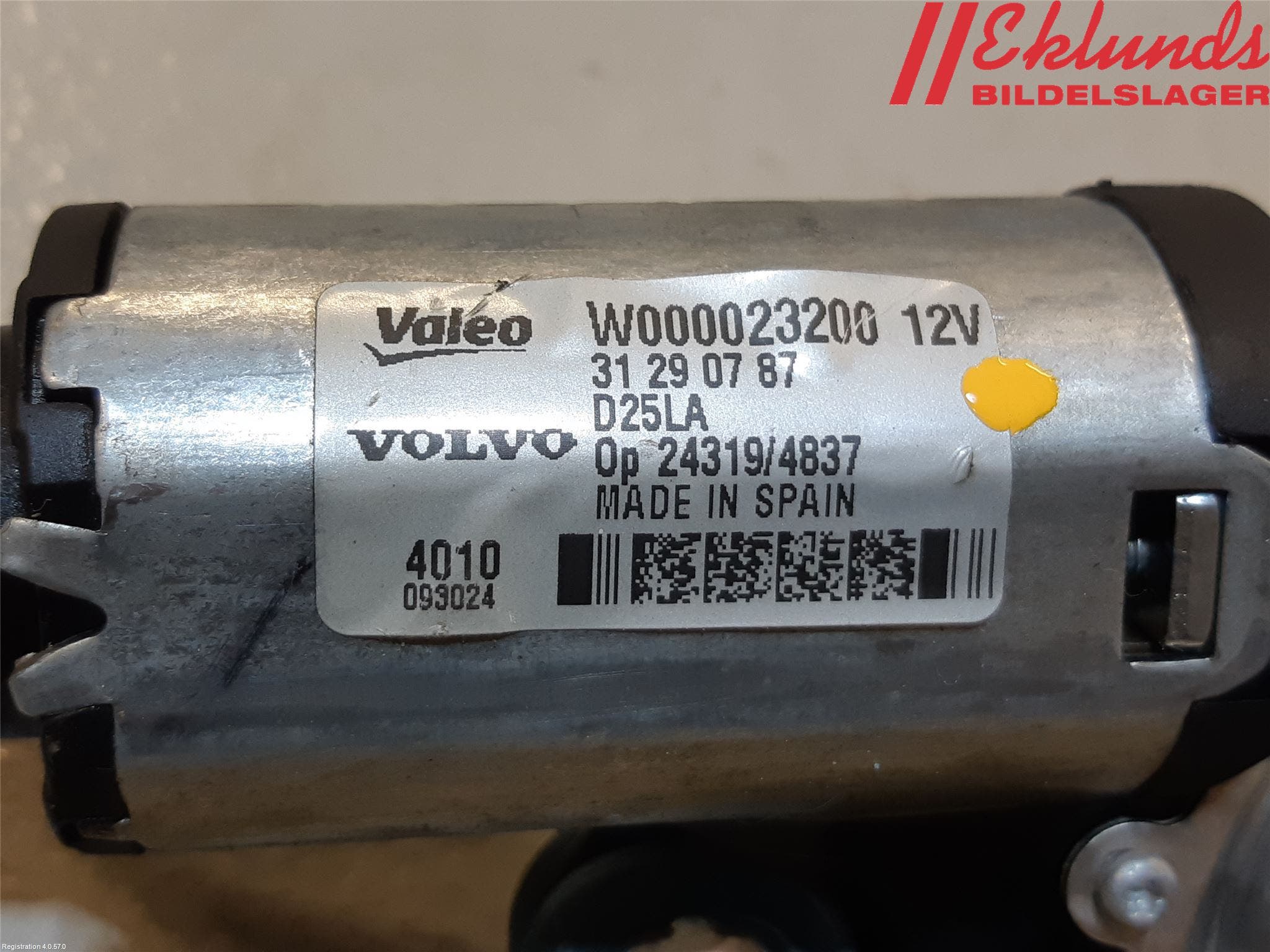Volvo V70 08-13 Torkarmotor Baklucka