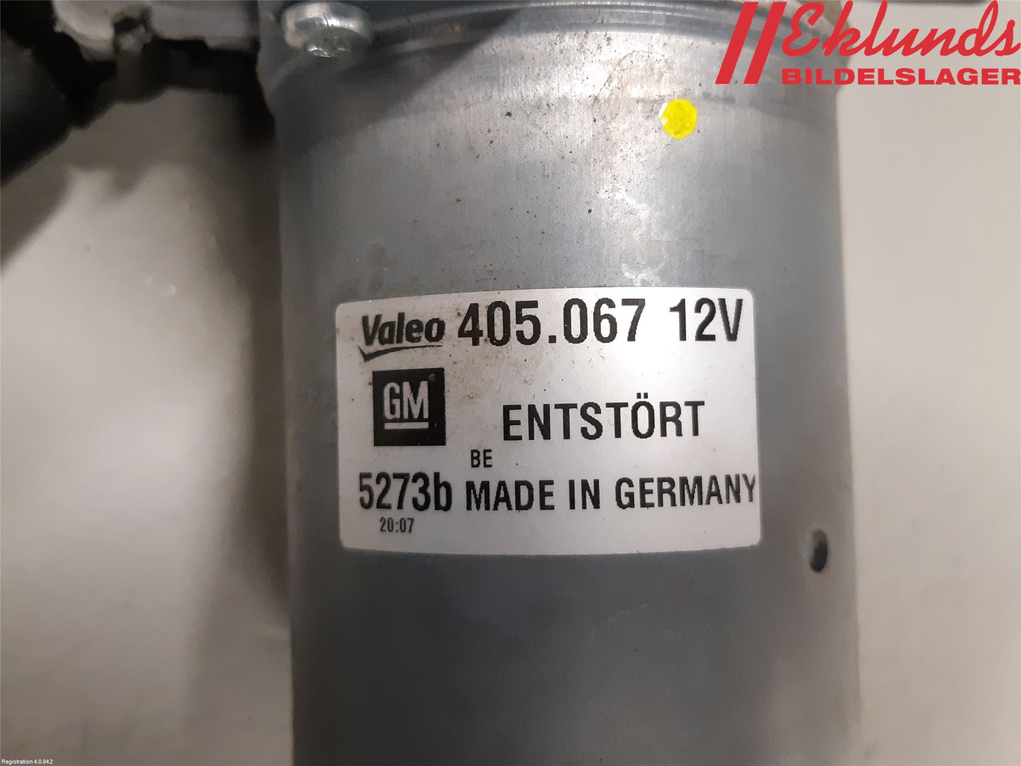 Opel CORSA D 07-14 Torkarmotor Vindruta