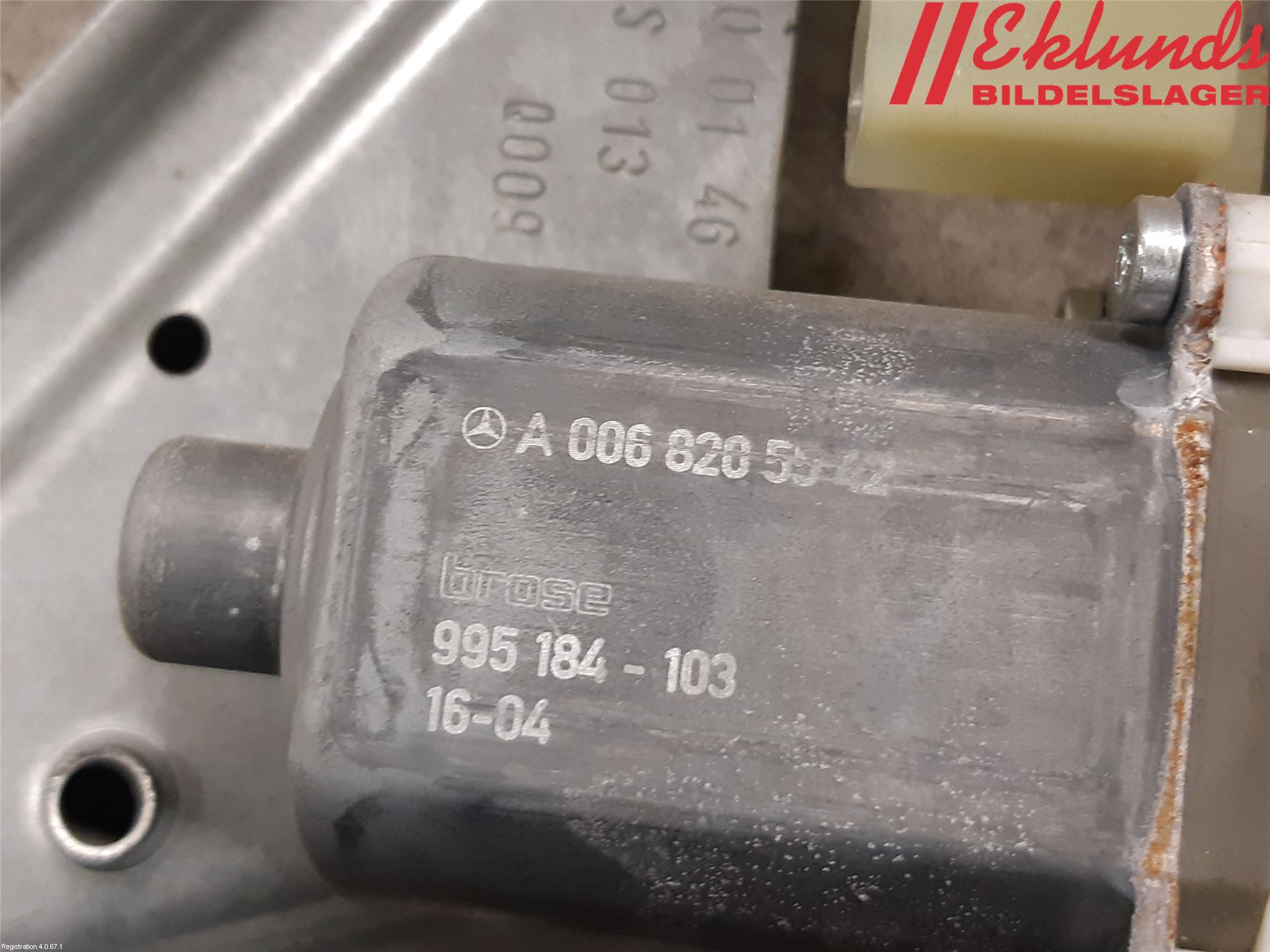 Volkswagen VW CRAFTER 06-16 Fönsterhiss El Kompl