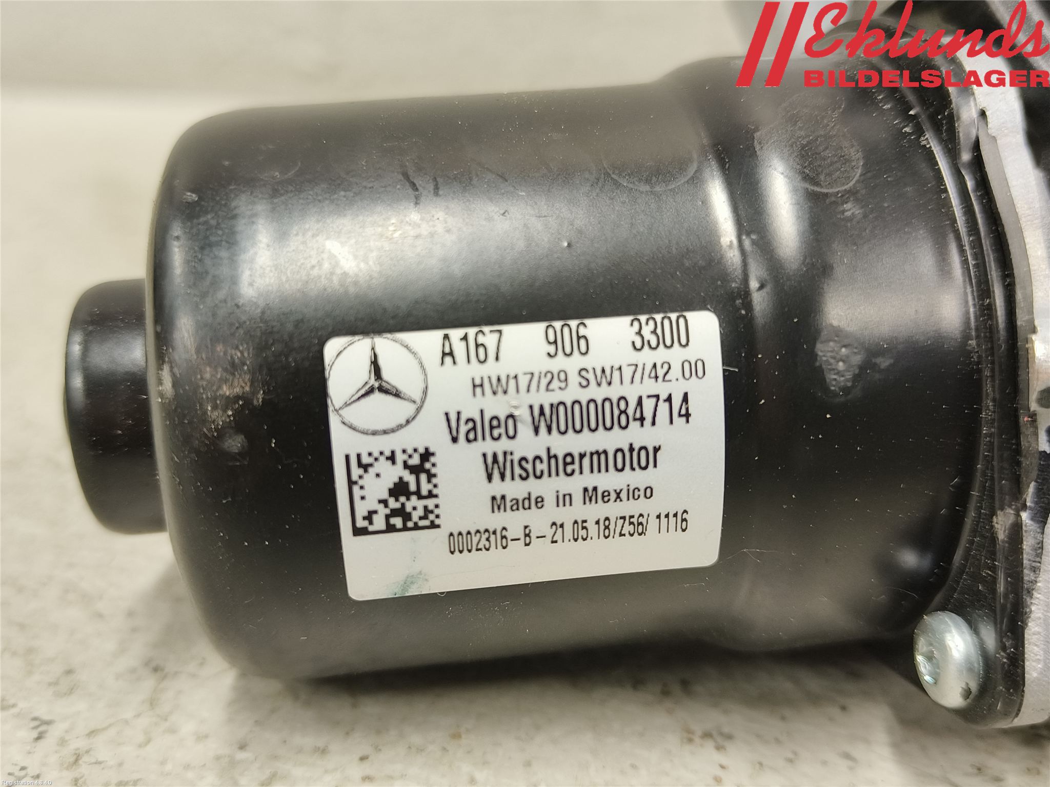 Mercedes-Benz MB GLE-KLASS (W167/V167/C167) 19- Torkarmotor Vindruta