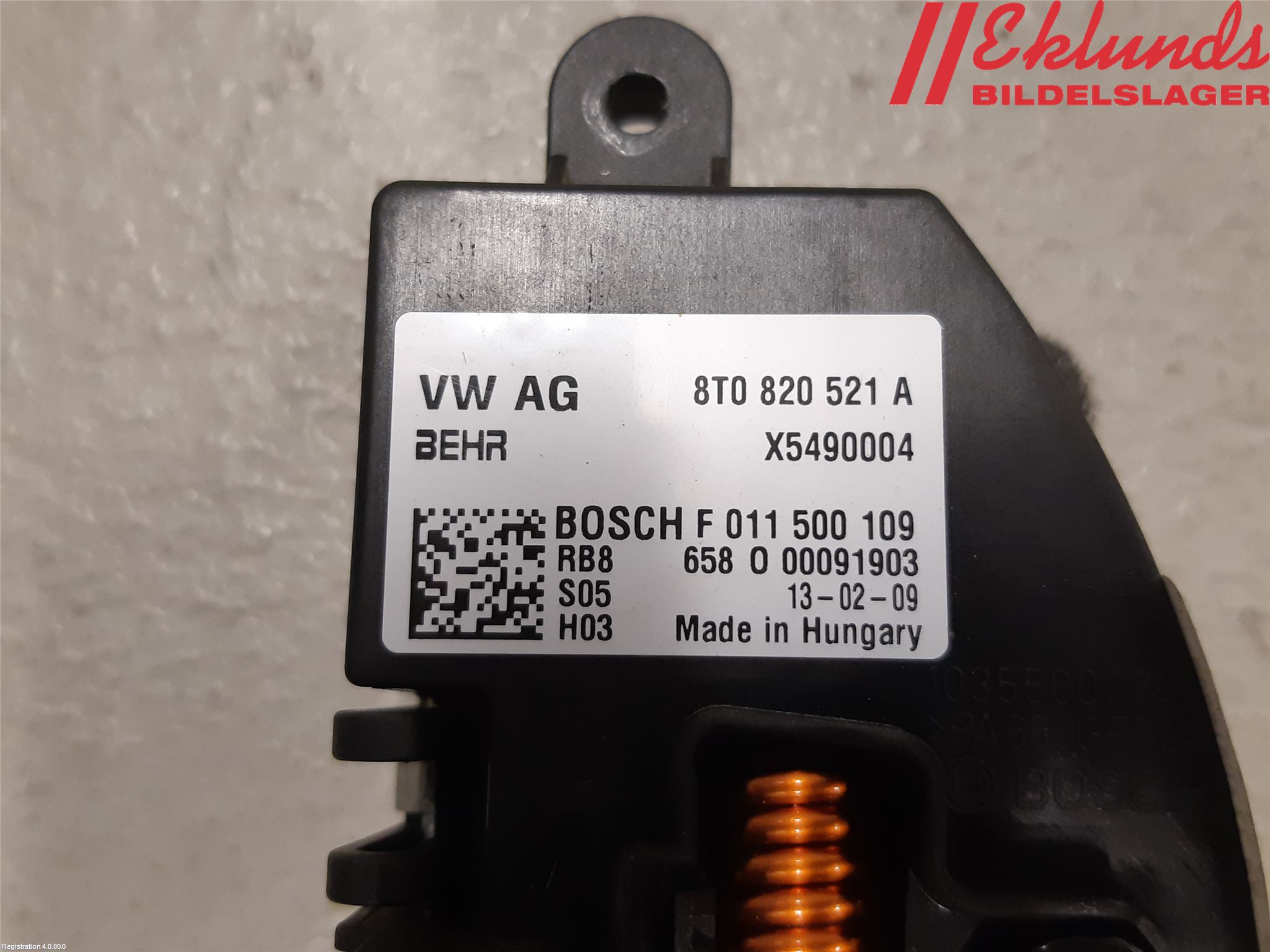 Audi A4 ALLROAD 09-16 Värmefläktsmotstånd