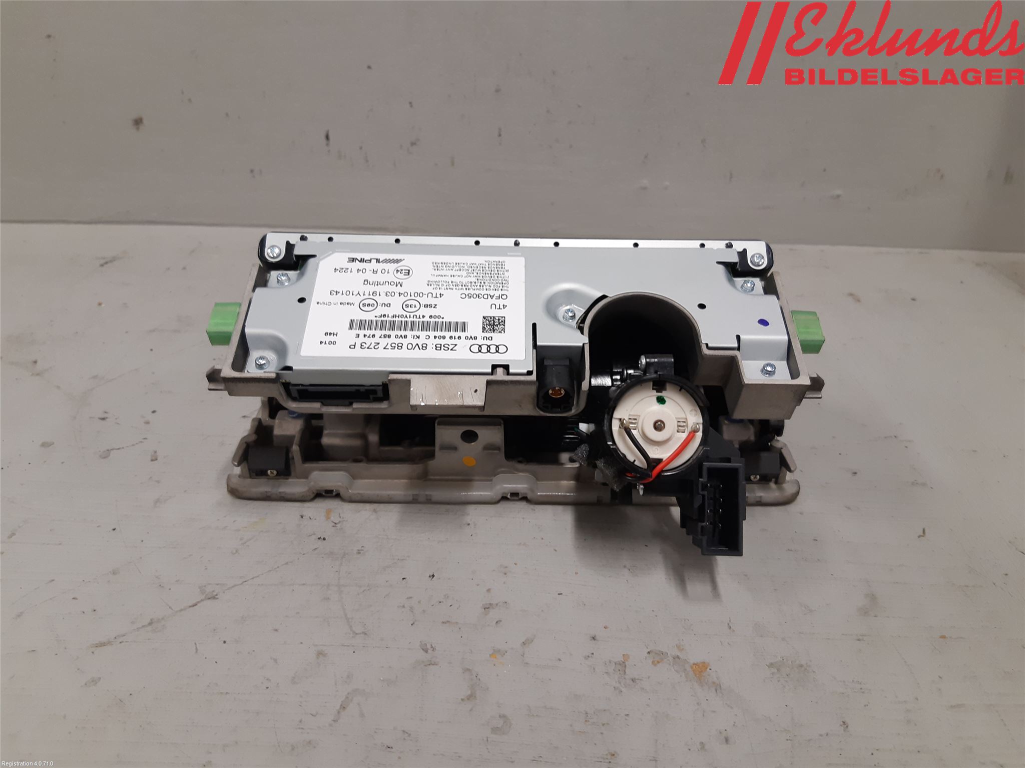 Audi A3/S3 8V 13-20 Bildskärm