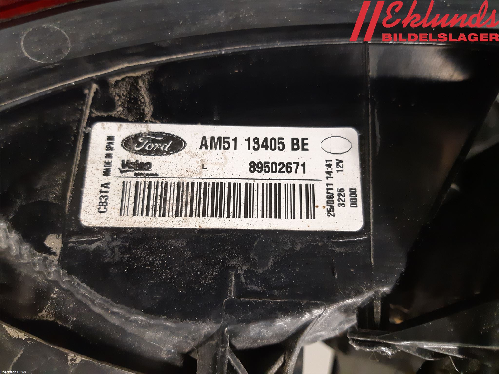 Ford C-MAX II  11-14 Bakljus Vänster