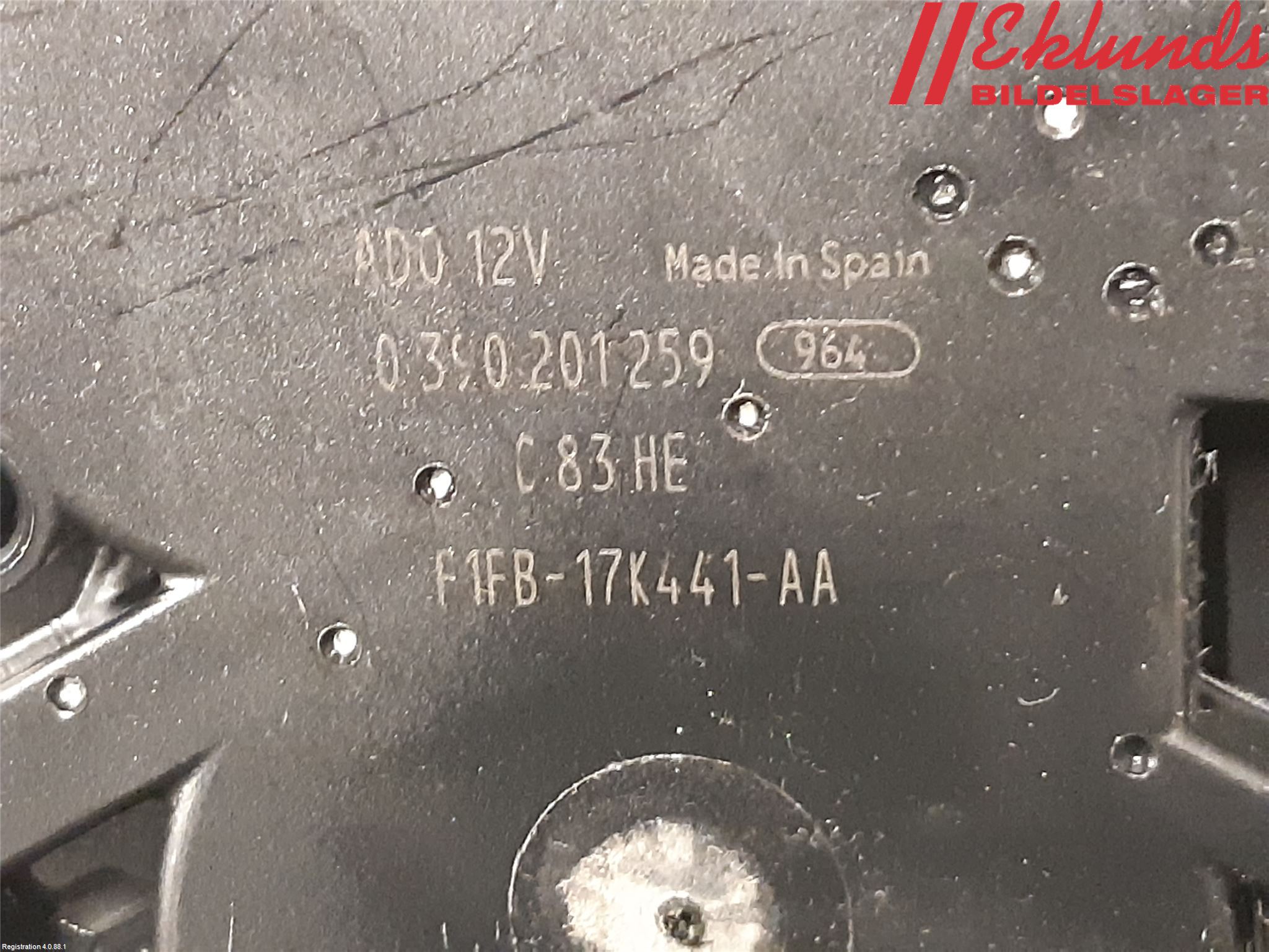 Ford FOCUS 15-18 Torkarmotor Baklucka