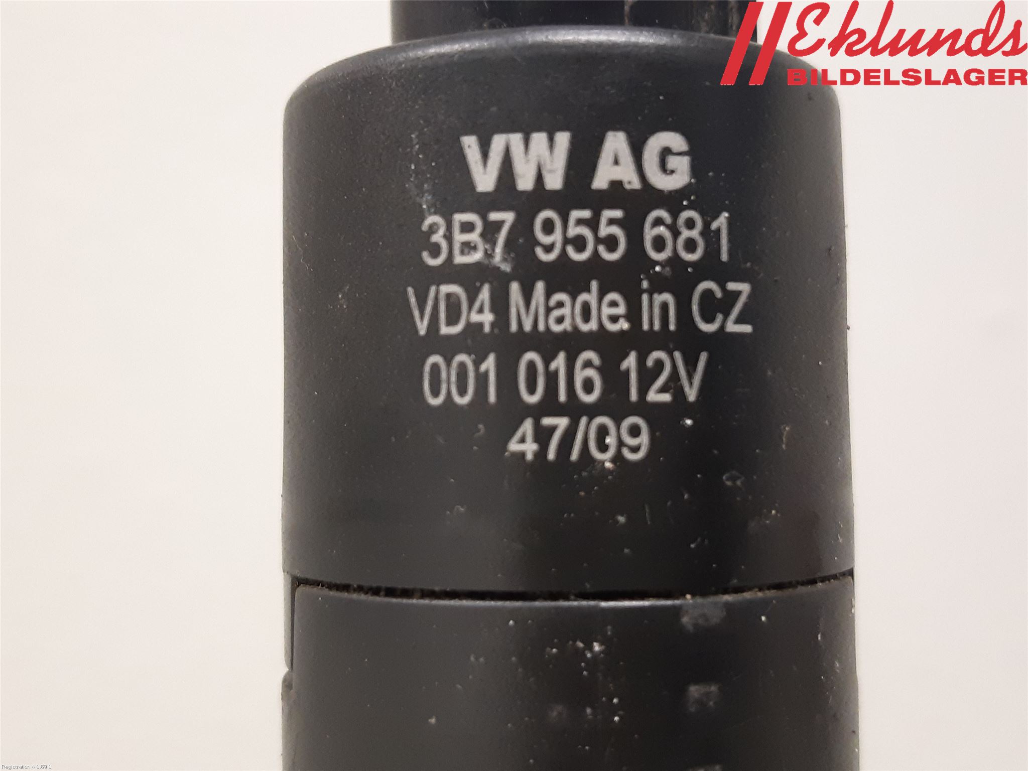 Volkswagen VW PASSAT 05-11 Spolarpump Högtryck