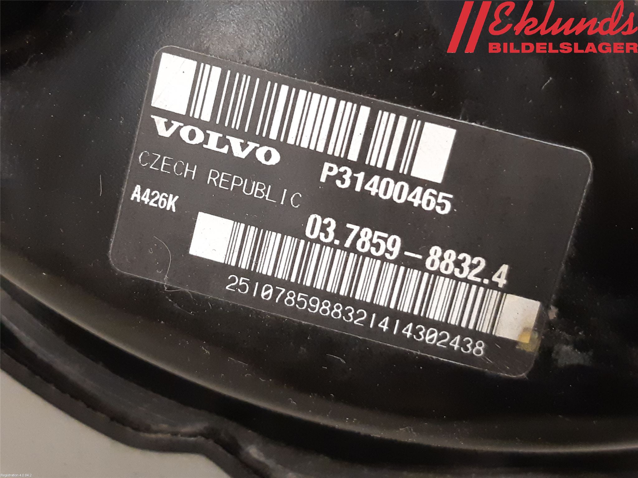 Volvo S60 11-13 Bromsservo