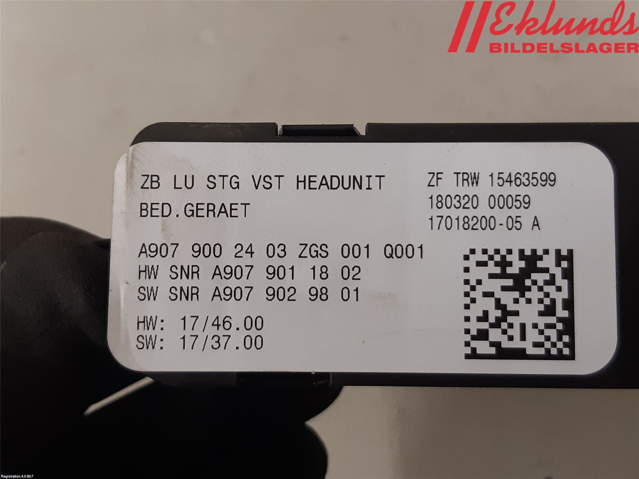 Mercedes-Benz MB SPRINTER (W907/W910) 19- Cd Radio - Multimediapanel