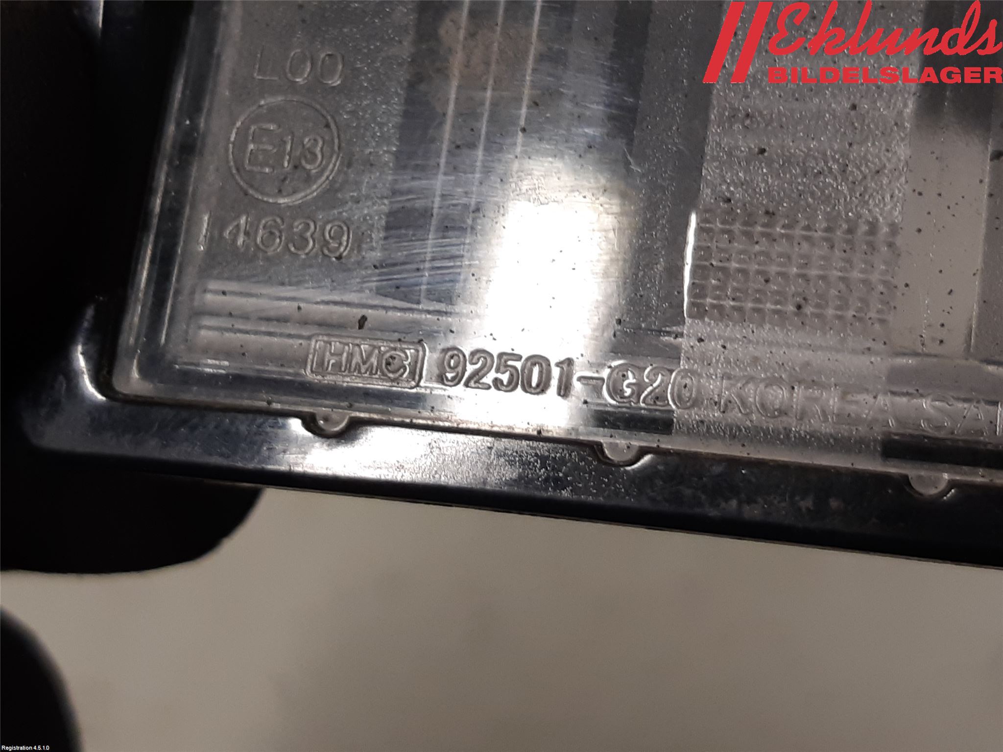 Hyundai IONIQ AE 17-22 Skylt Belysning