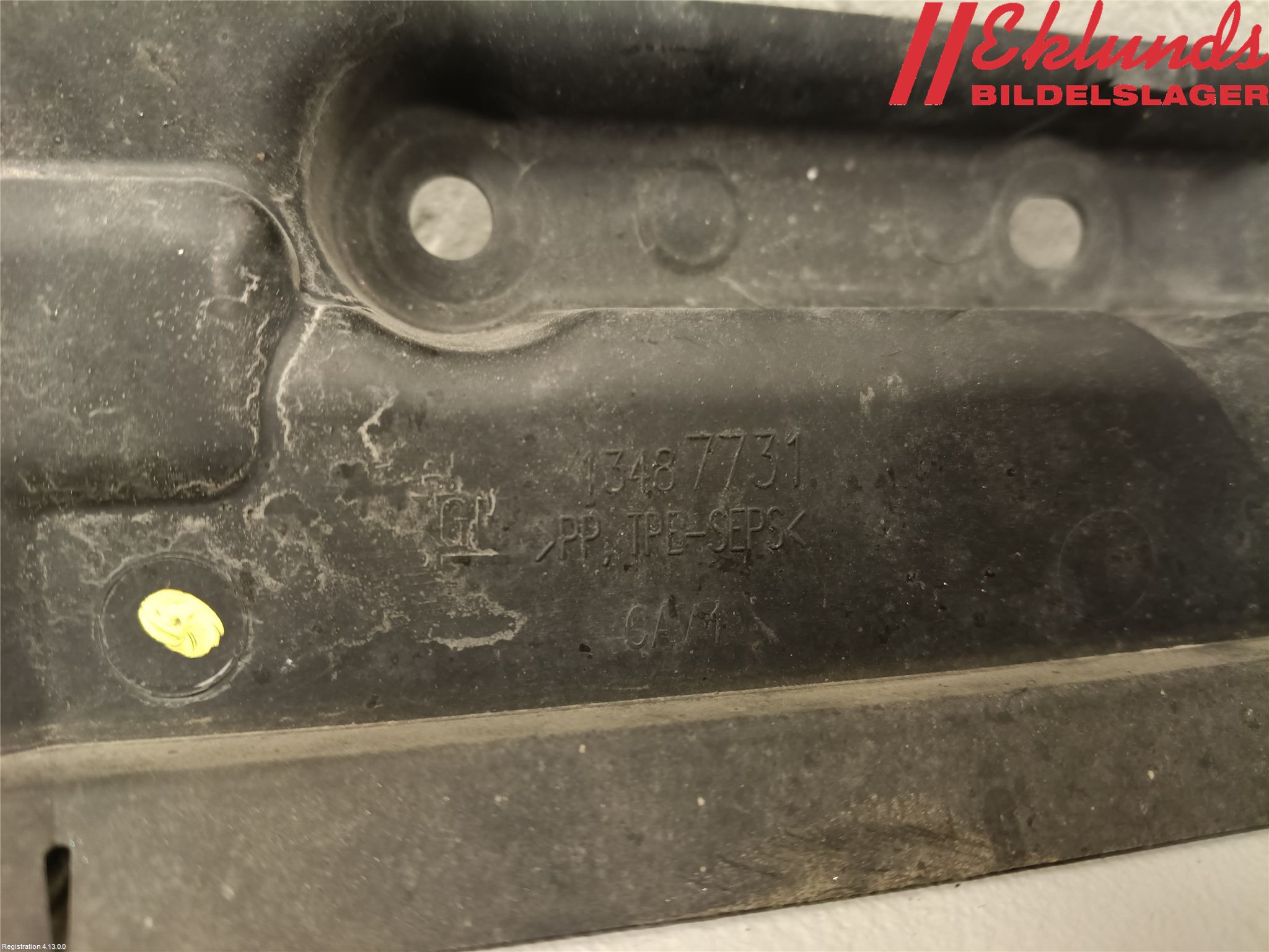 Opel ASTRA K 16-22 Deflektor Plåt-Plast Kylning