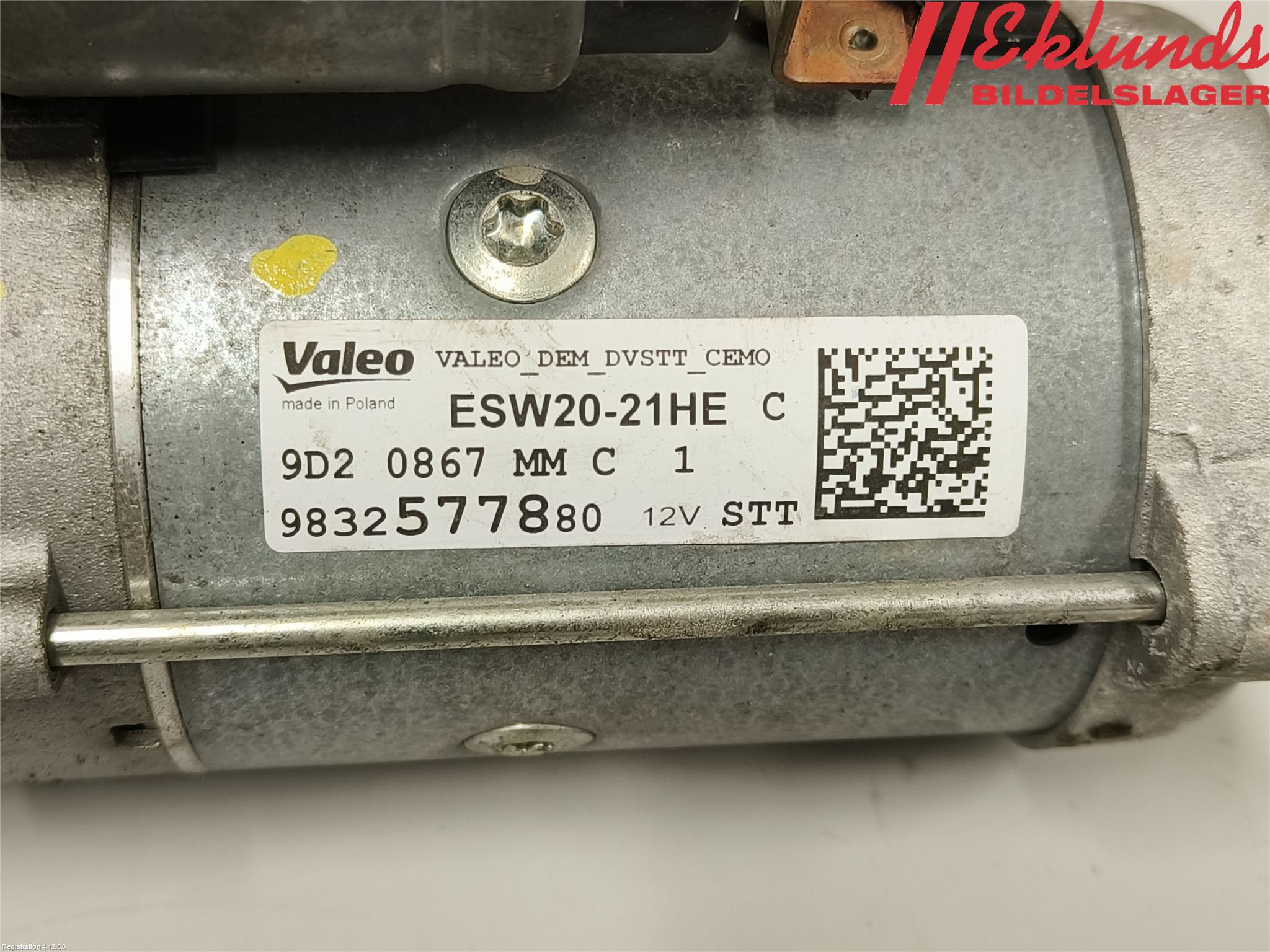 Citroen C5 AIRCROSS 19- Startmotor Diesel