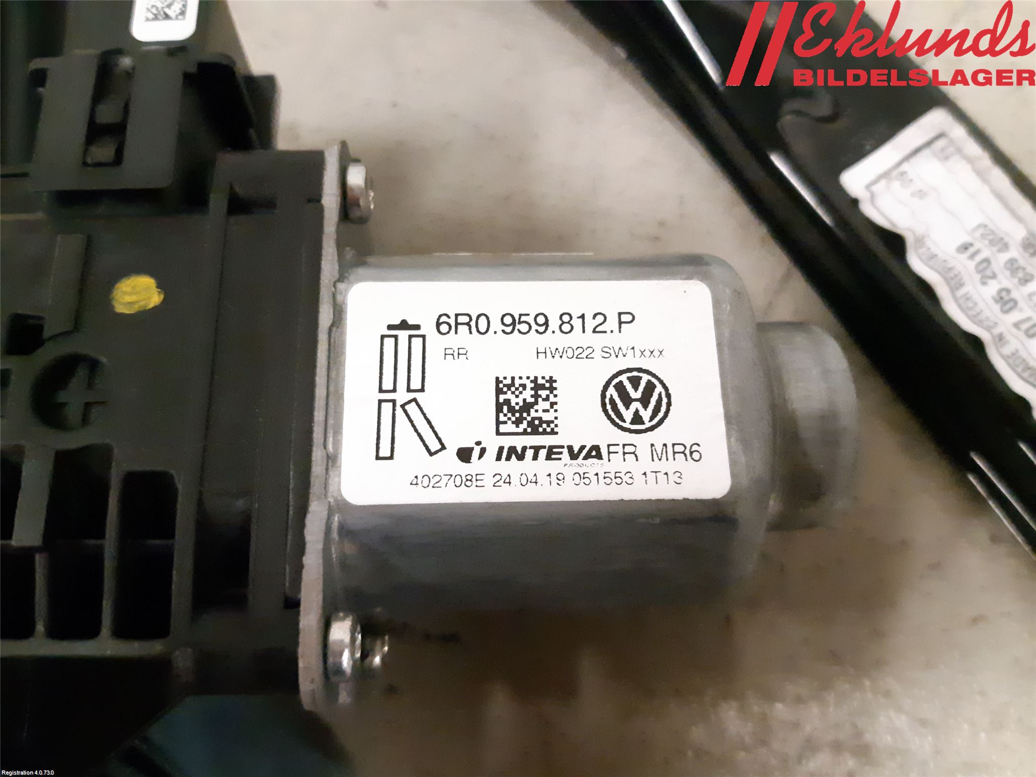 Volkswagen VW AMAROK 2H 10-22 Fönsterhiss El Kompl