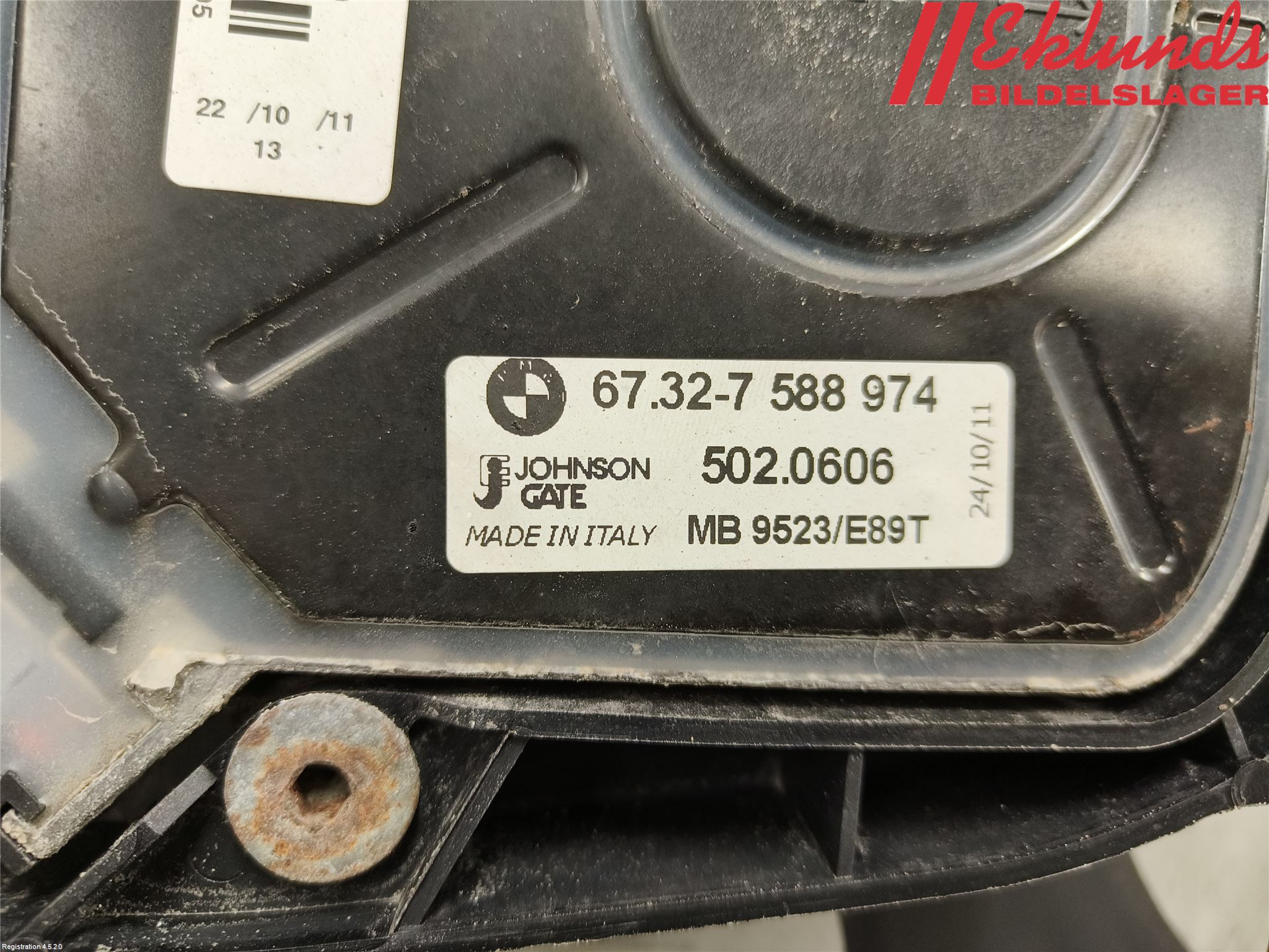 BMW 3 E90/91 SED/TOU 05-12 Kylfläkt El