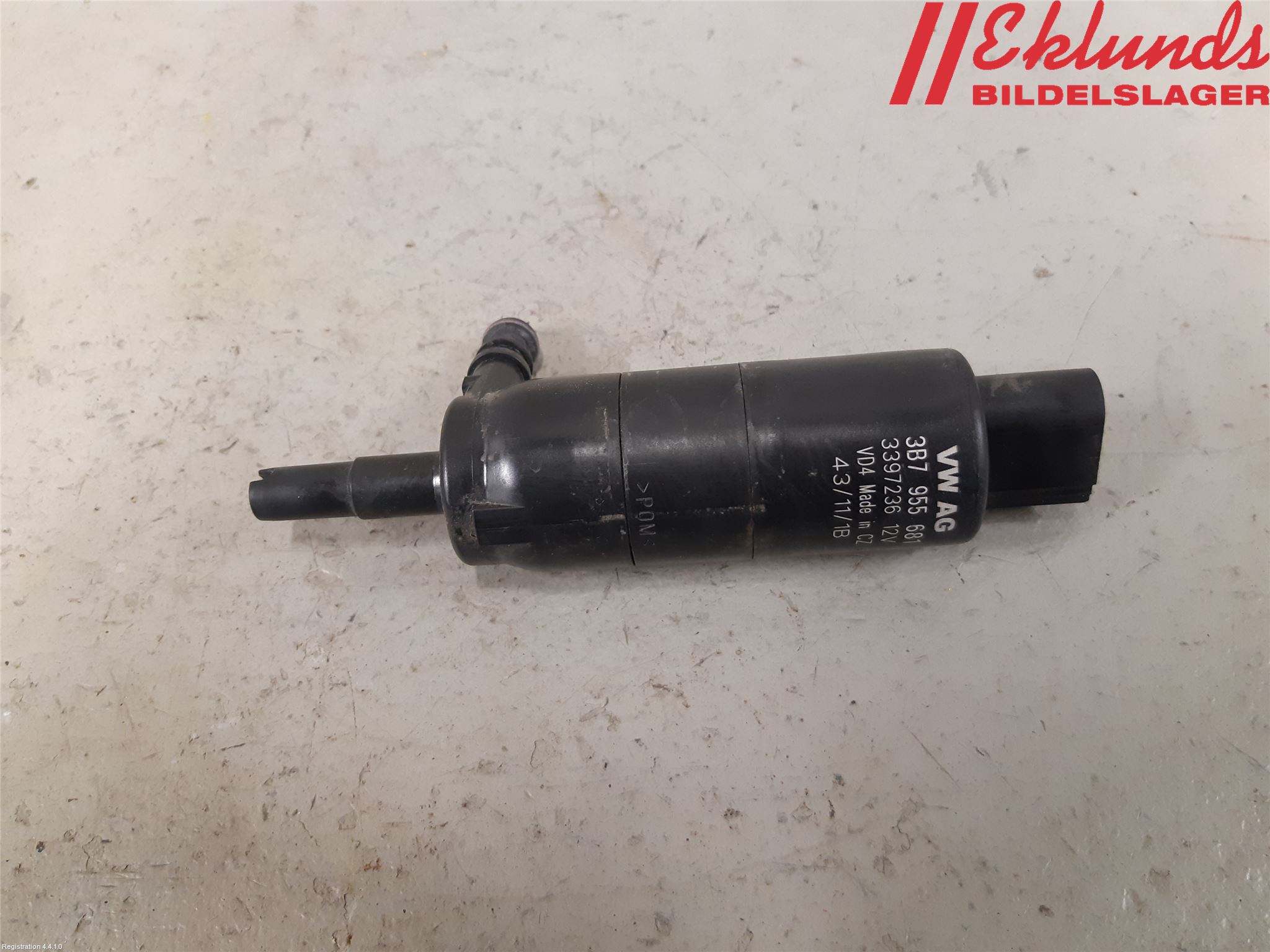 Volkswagen VW GOLF VI 09-13 Spolarpump Högtryck
