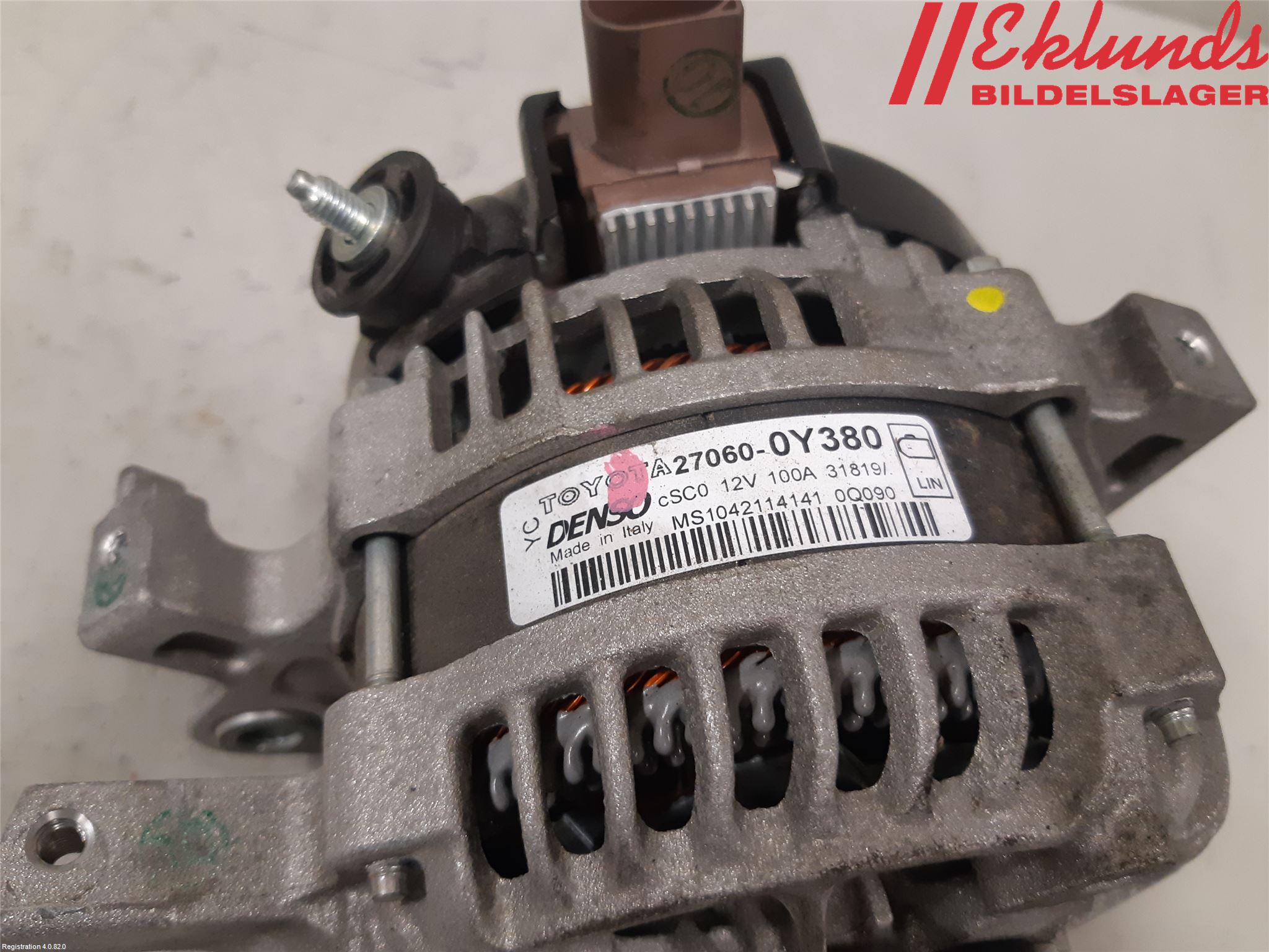 Toyota YARIS XP130 15-20 Generator