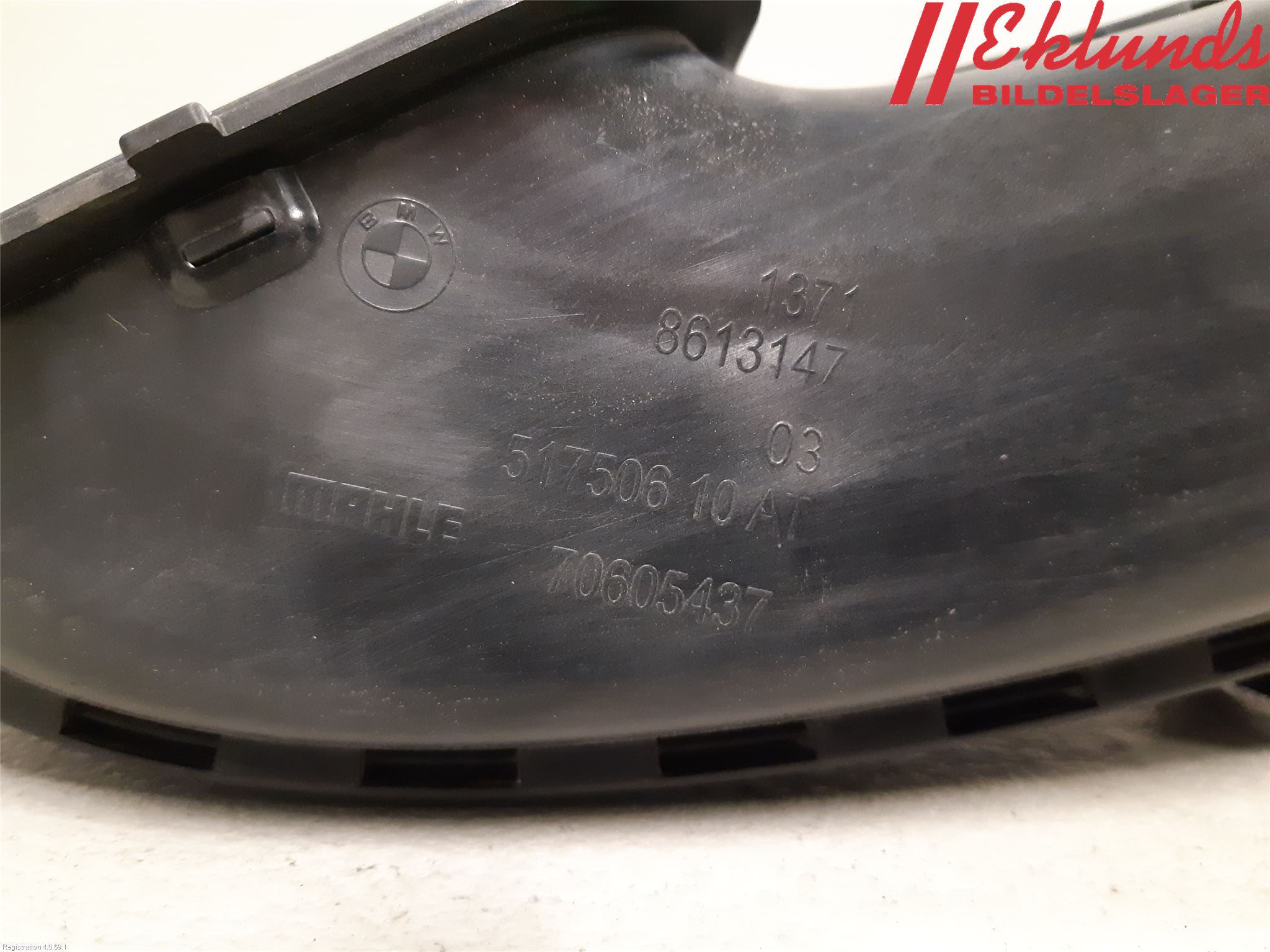 BMW 5 G30/G31/F90 17-23 Förg-Bälg-Rör Mot Luftr
