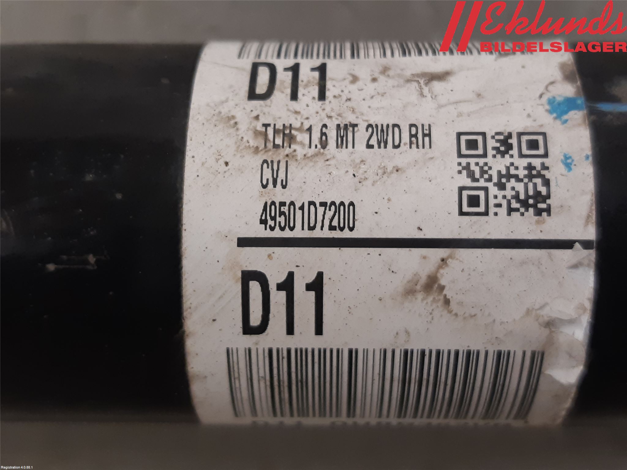 Hyundai TUCSON 05- Drivaxel Fram Höger