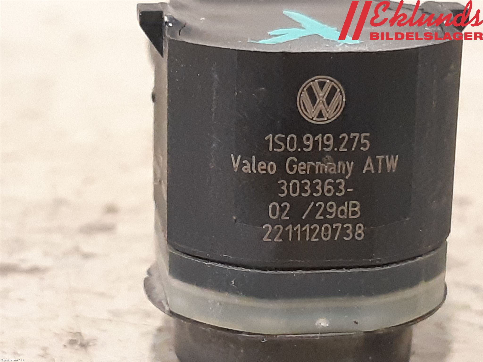 Volkswagen VW PASSAT 11-14 Parkeringshjälp Frontsensor