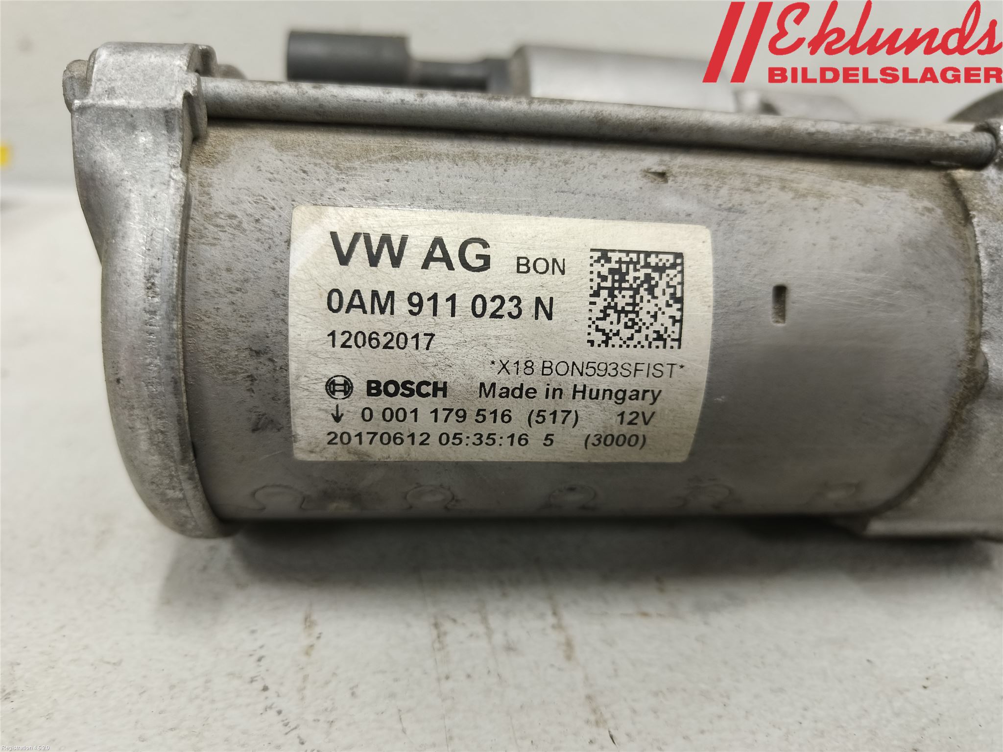 Volkswagen VW CADDY 16-20 Startmotor