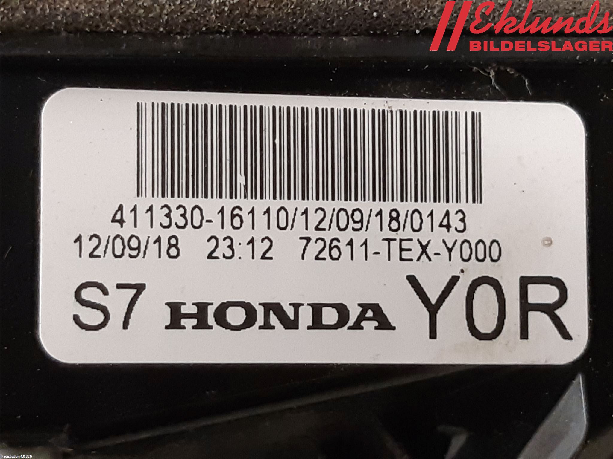 Honda CIVIC 17-22 Låskista-Dörrlås