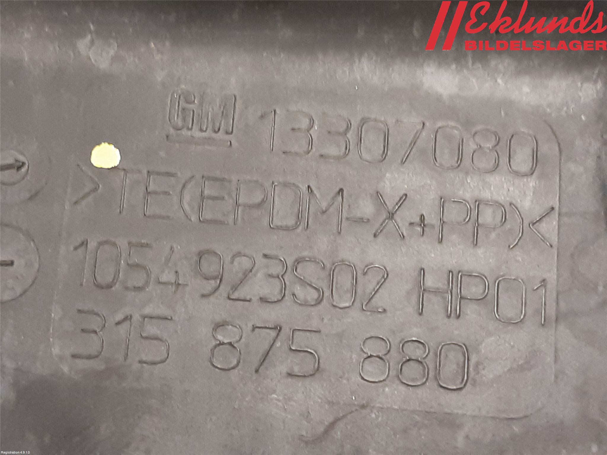 Opel ASTRA J 10-15 Injgummibälg-Slang