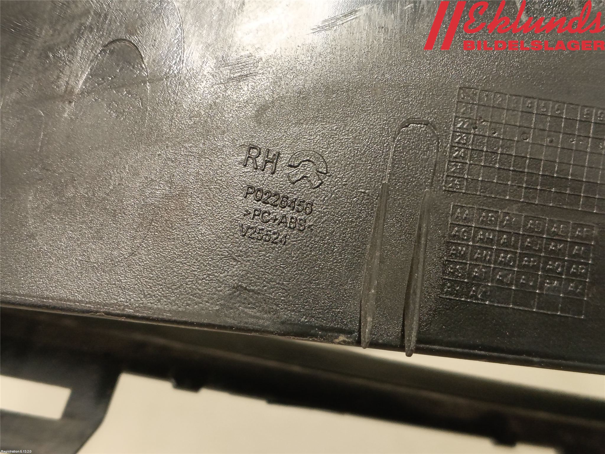 Kia NIO ES8 23- Stöt Utfyllnad-List-Grill