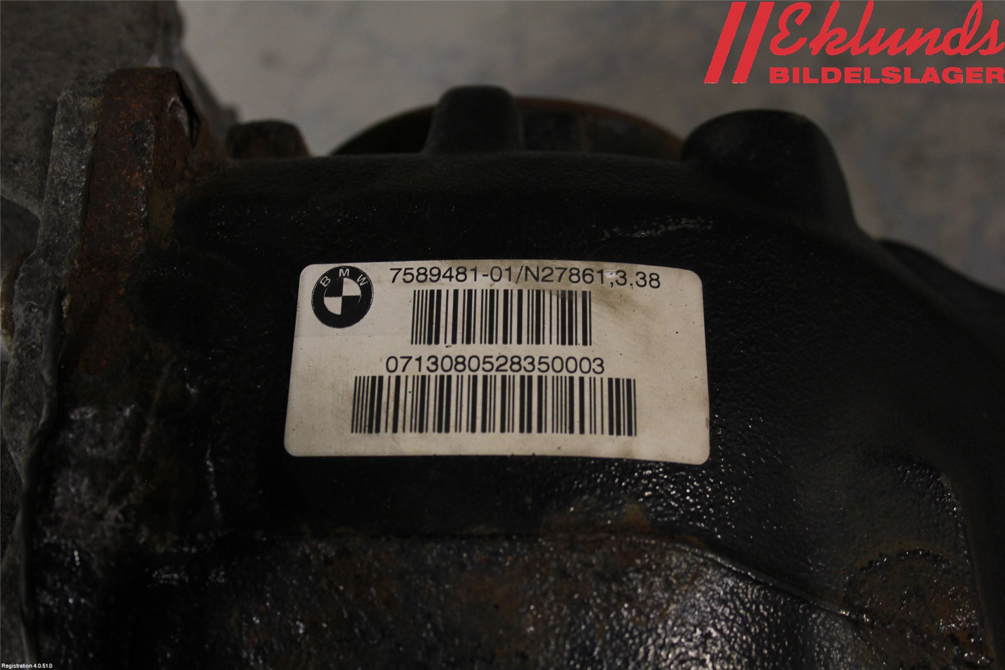 BMW 3 GT F34 13-19 Bakväxel-Diff