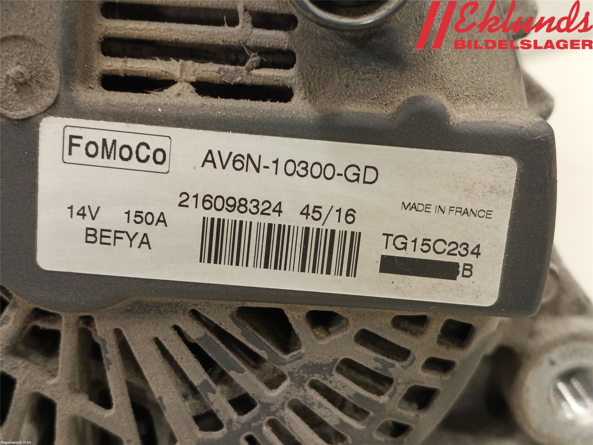 Ford TRANSIT/TOURNEO CONNECT 13-22 Generator