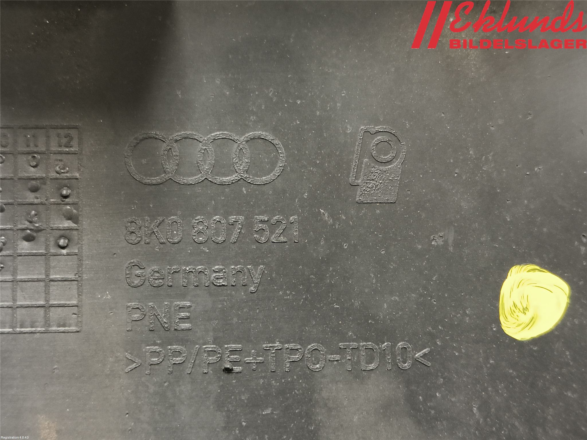 Audi A4/S4 08-11 Spoiler Bak