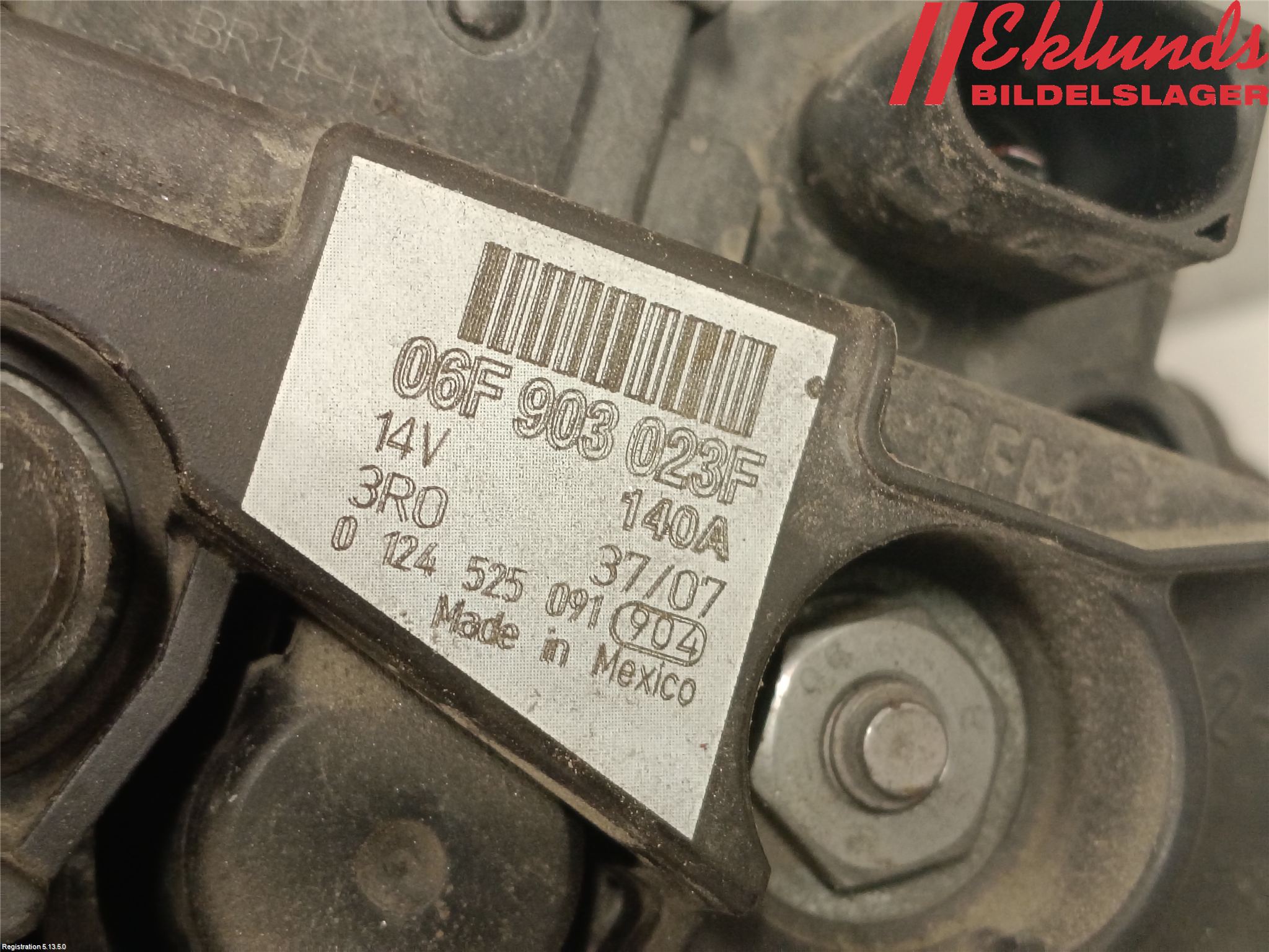Volkswagen VW GOLF V 04-09 Generator