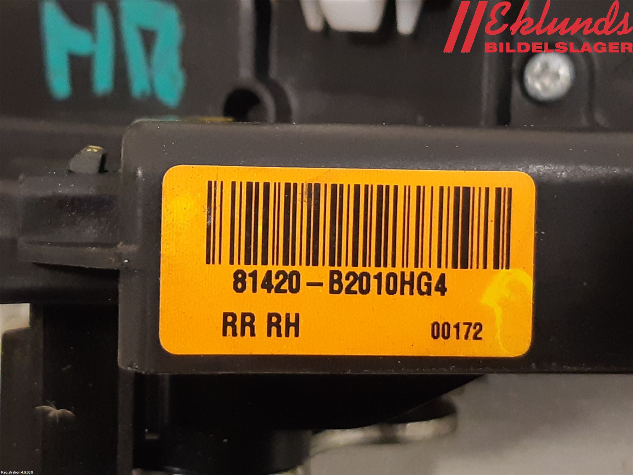 Kia SOUL 09- Låskista-Dörrlås