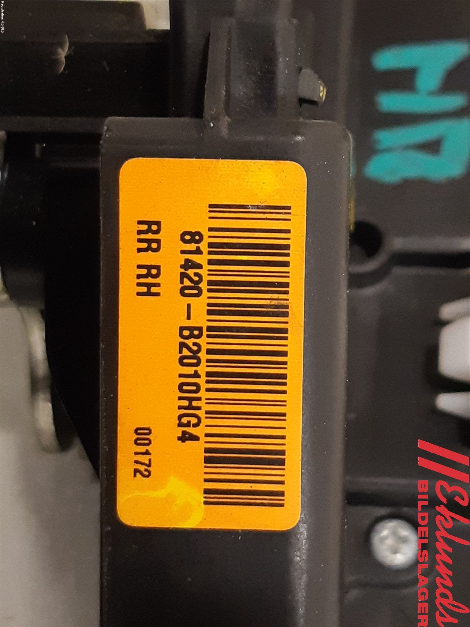 Kia SOUL 09- Låskista-Dörrlås