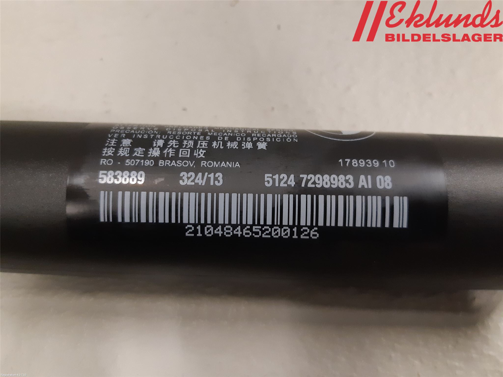 BMW 3 F30/F31/F80 12-19 Bakluckeöppnare Automatisk