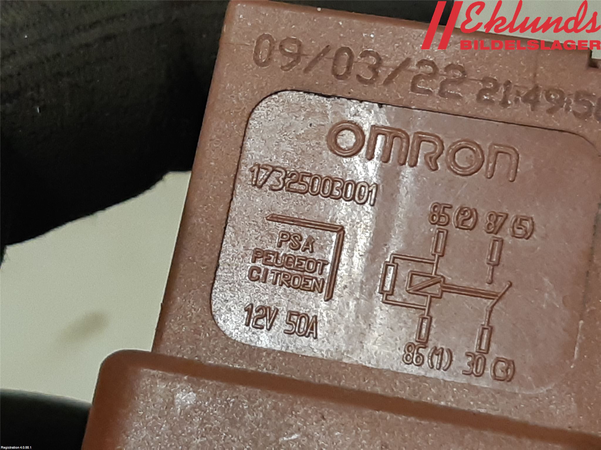 Peugeot EXPERT/E-EXPERT 17- Relä Kylfläkt