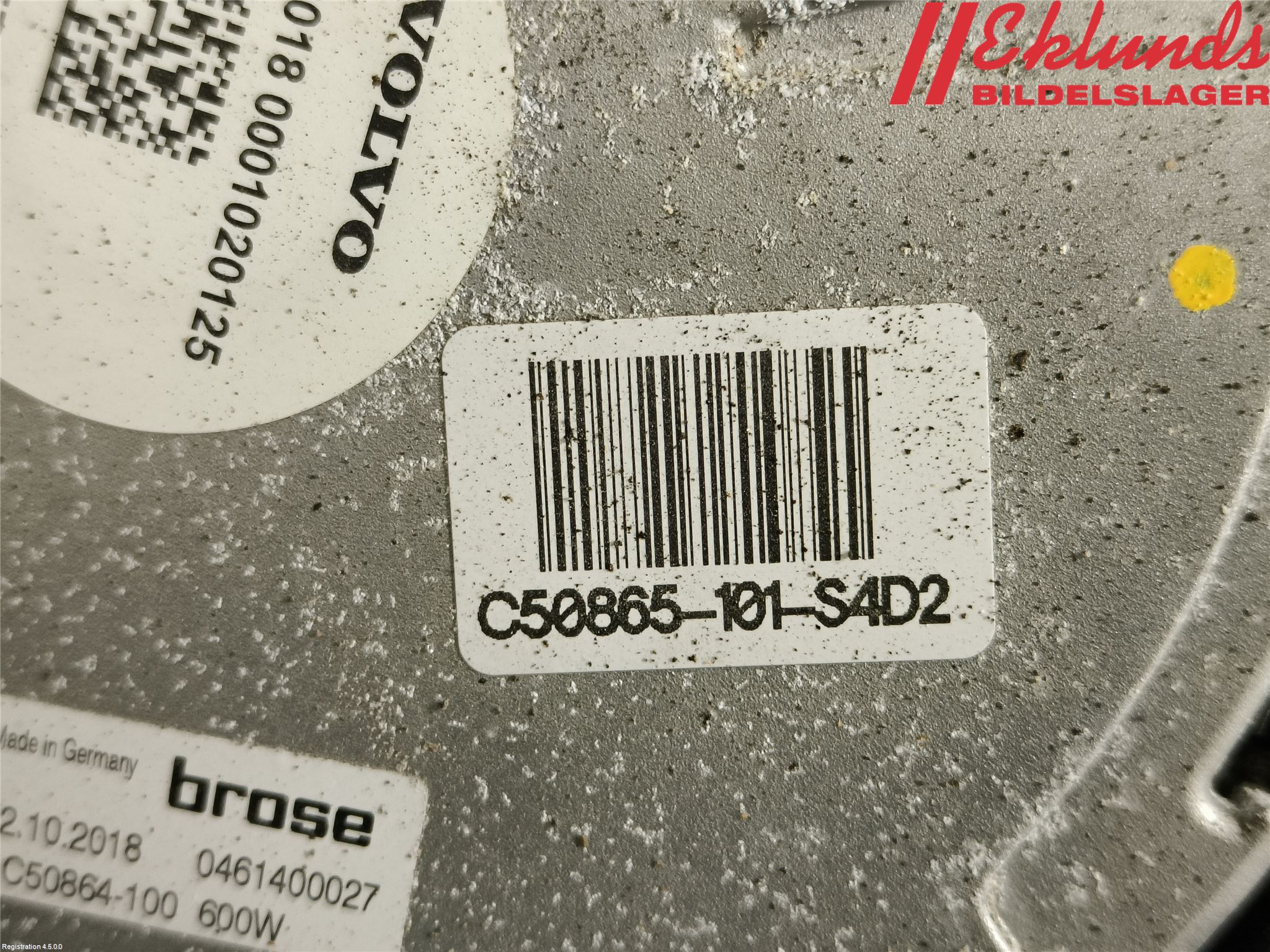 Volvo V90 17->> Kylfläkt El