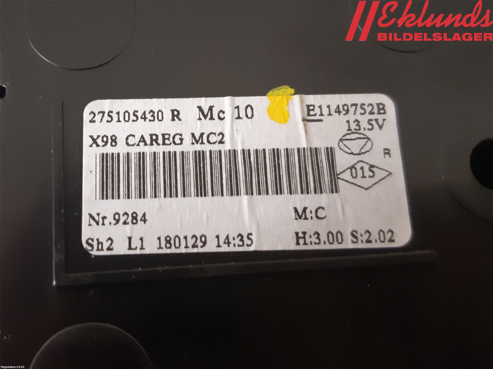 Renault CLIO IV 16-19 Ac Styrenhet Ac Manöveren