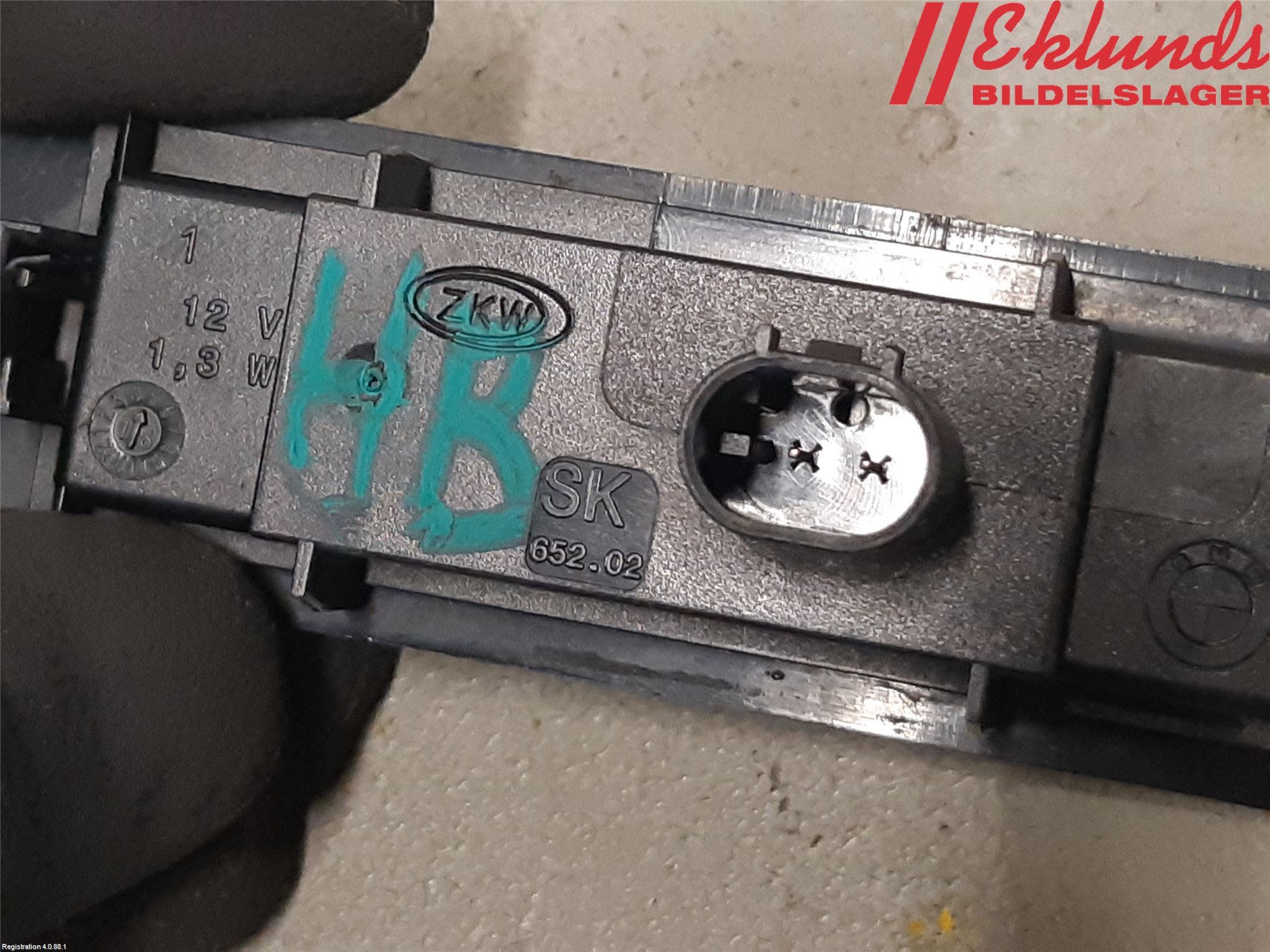 BMW 1 F20/F21 11-19 Skylt Belysning