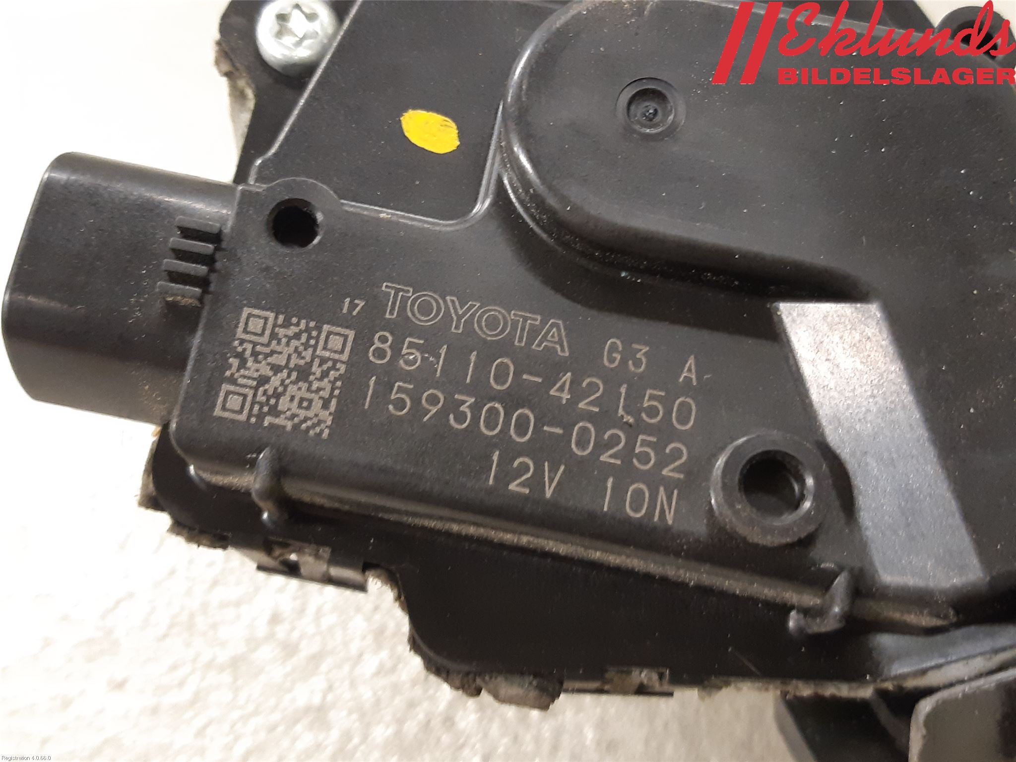 Toyota RAV 4 06-12 Torkarmotor Vindruta